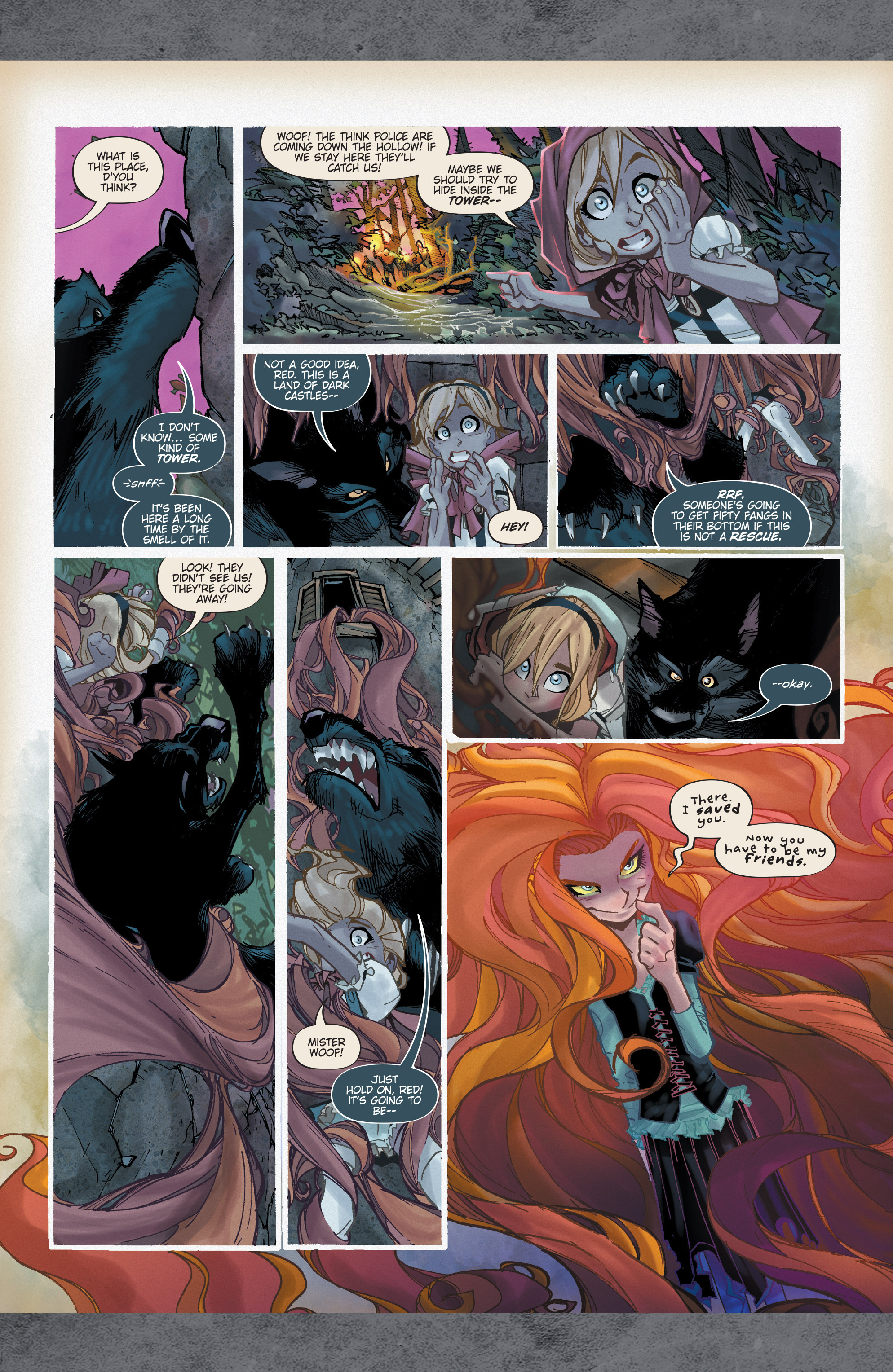 Read online Fairy Quest: Outcasts comic -  Issue #1 - 9