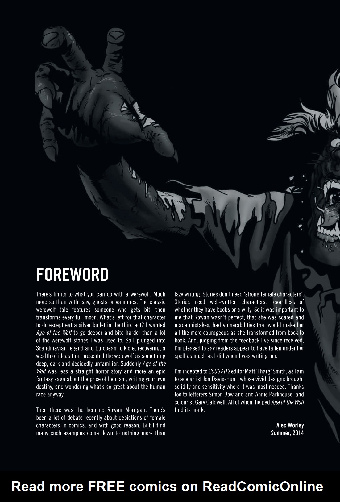 Read online Age of the Wolf comic -  Issue # TPB - 4
