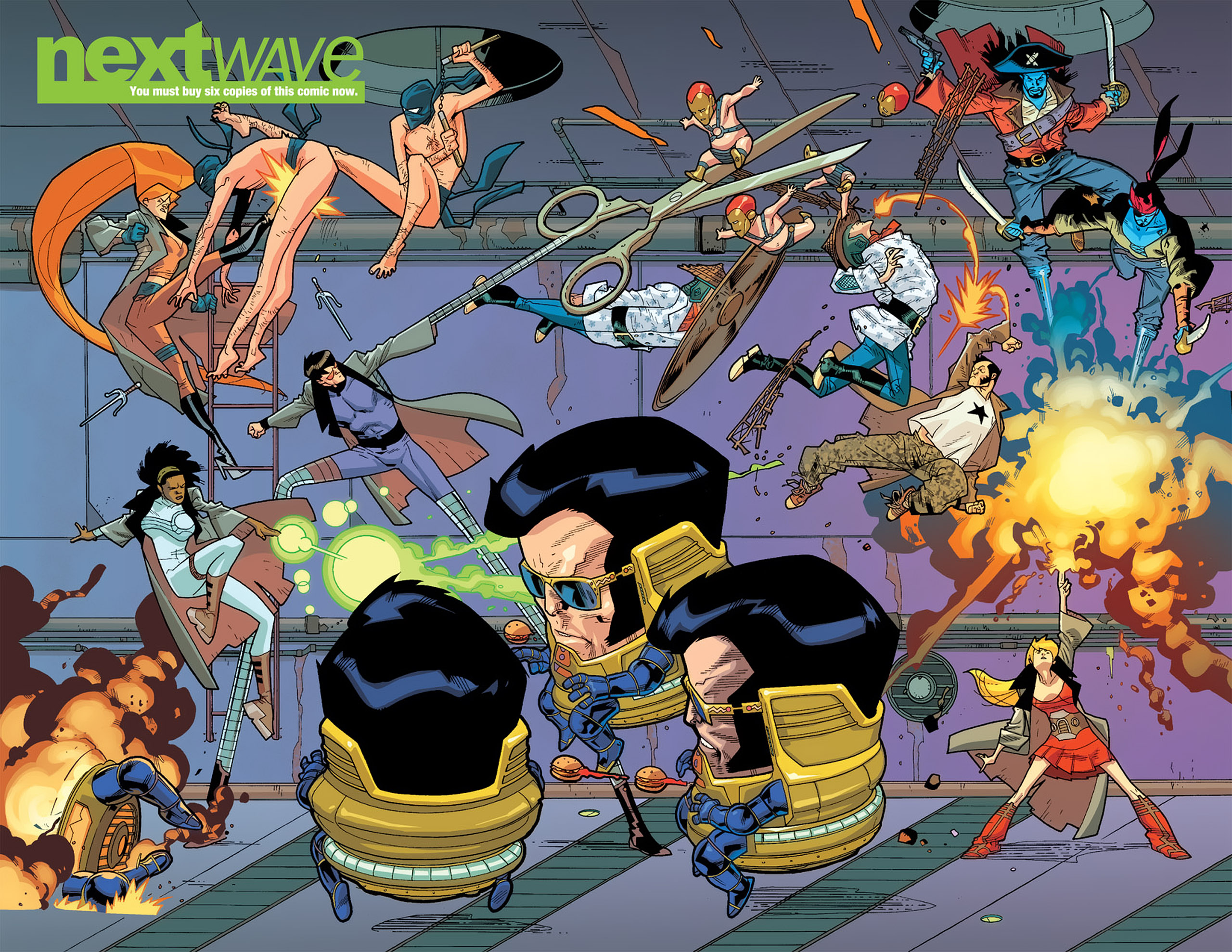 Read online Nextwave: Agents Of H.A.T.E. comic -  Issue #11 - 14