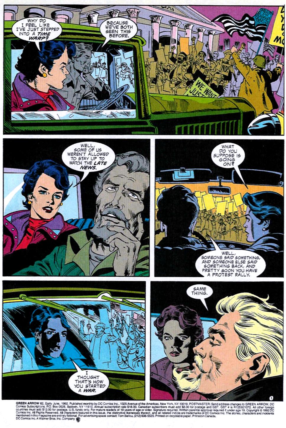 Read online Green Arrow (1988) comic -  Issue #62 - 2