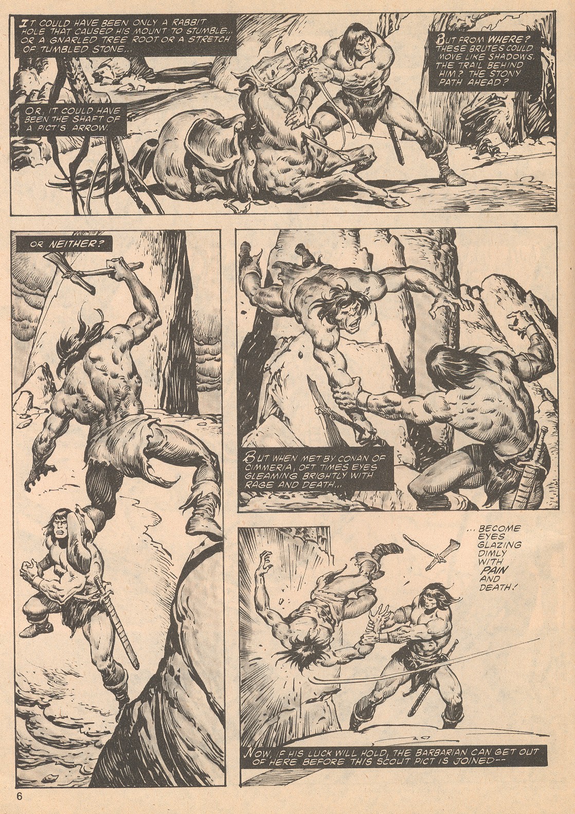 Read online The Savage Sword Of Conan comic -  Issue #64 - 6