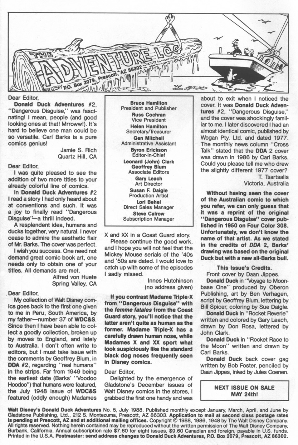 Read online Walt Disney's Donald Duck Adventures (1987) comic -  Issue #5 - 2