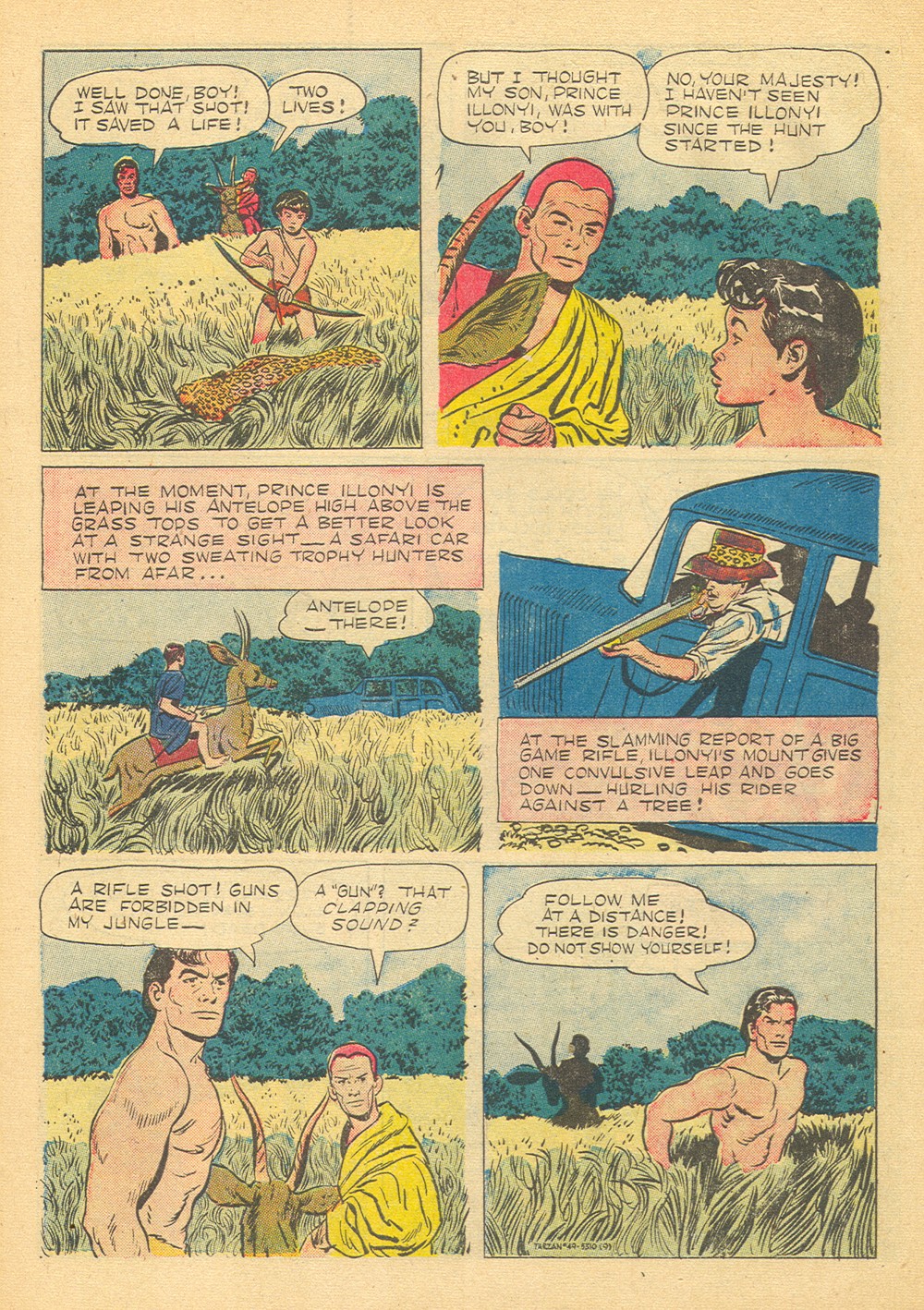 Read online Tarzan (1948) comic -  Issue #49 - 11