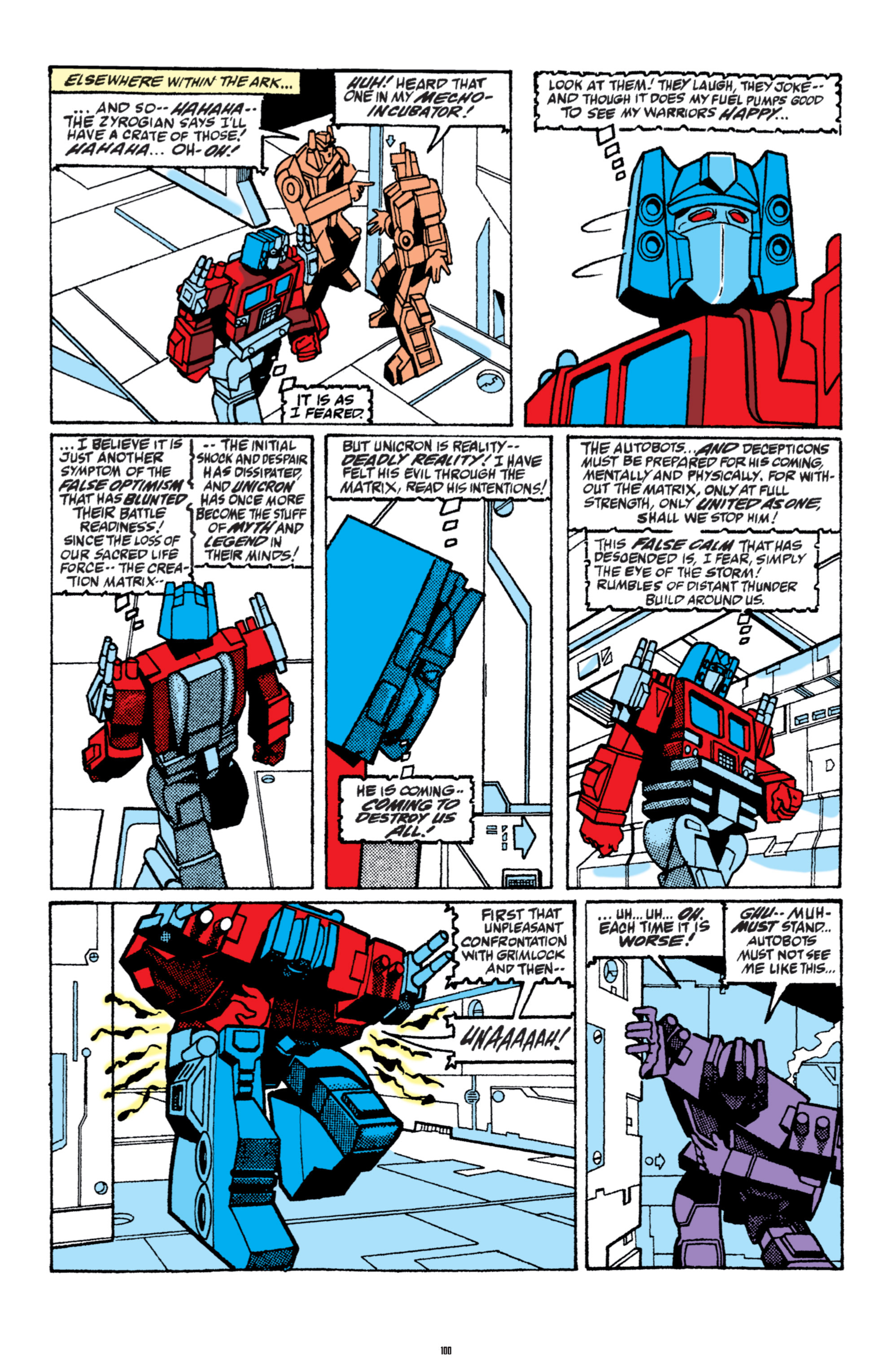 Read online The Transformers Classics comic -  Issue # TPB 6 - 100