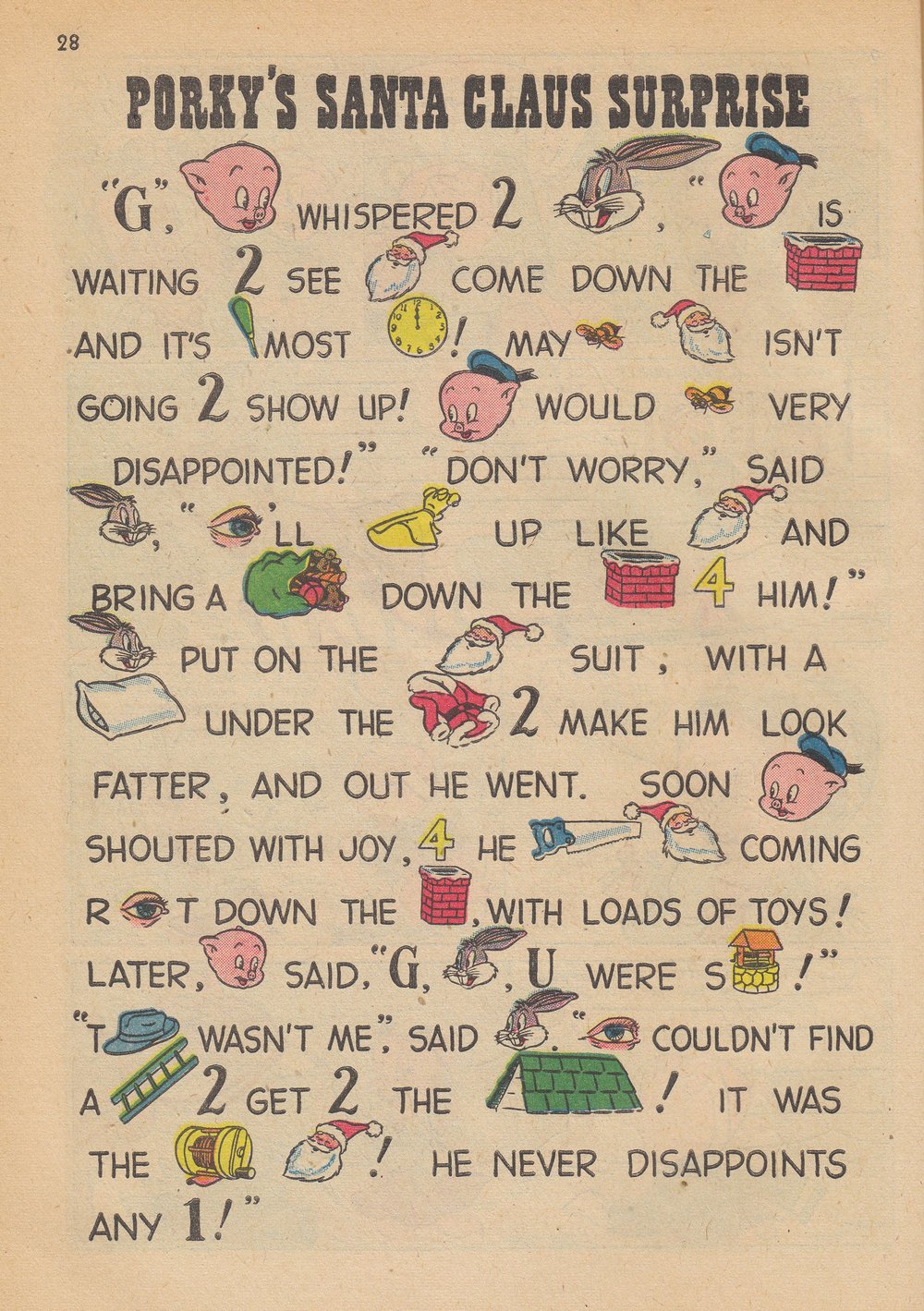 Read online Bugs Bunny's Christmas Funnies comic -  Issue # TPB 6 - 30