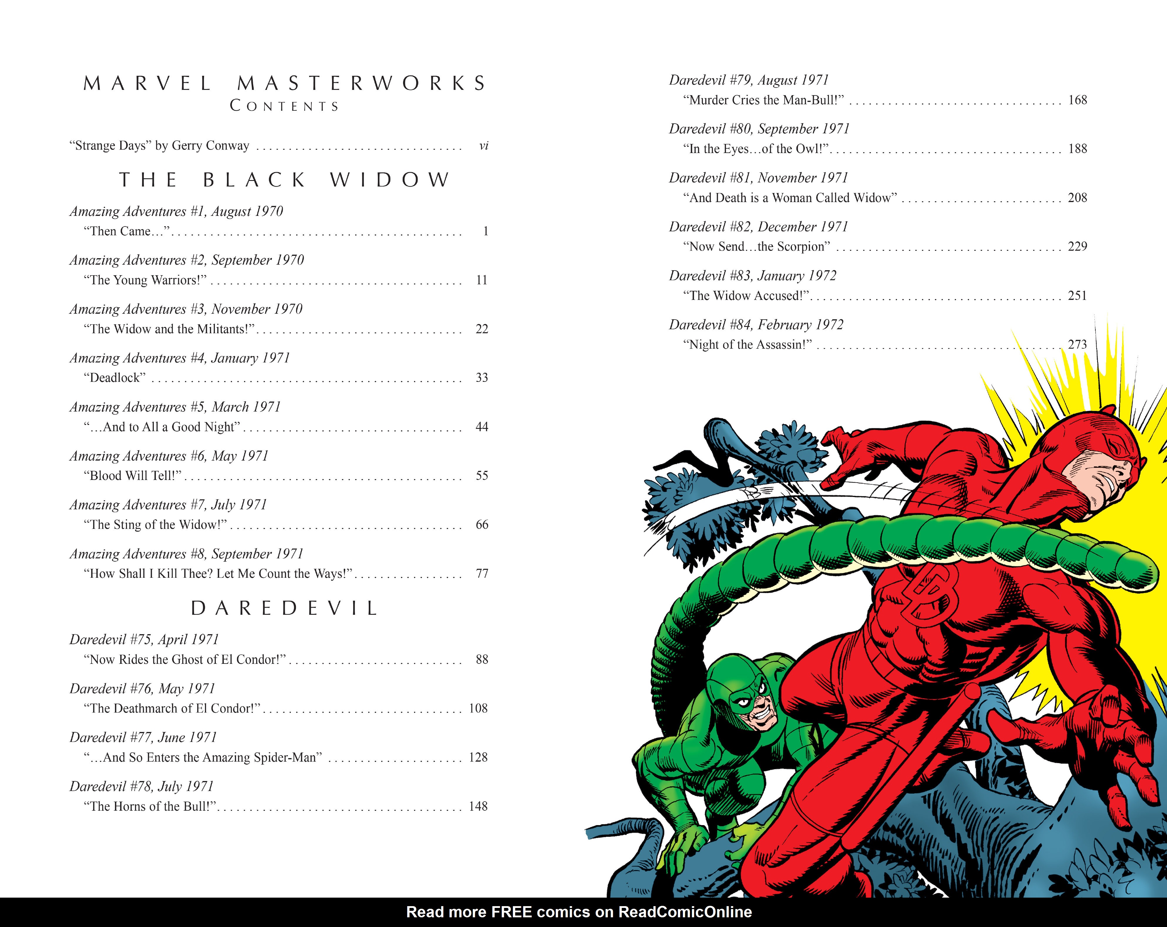 Read online Marvel Masterworks: Daredevil comic -  Issue # TPB 8 (Part 1) - 4