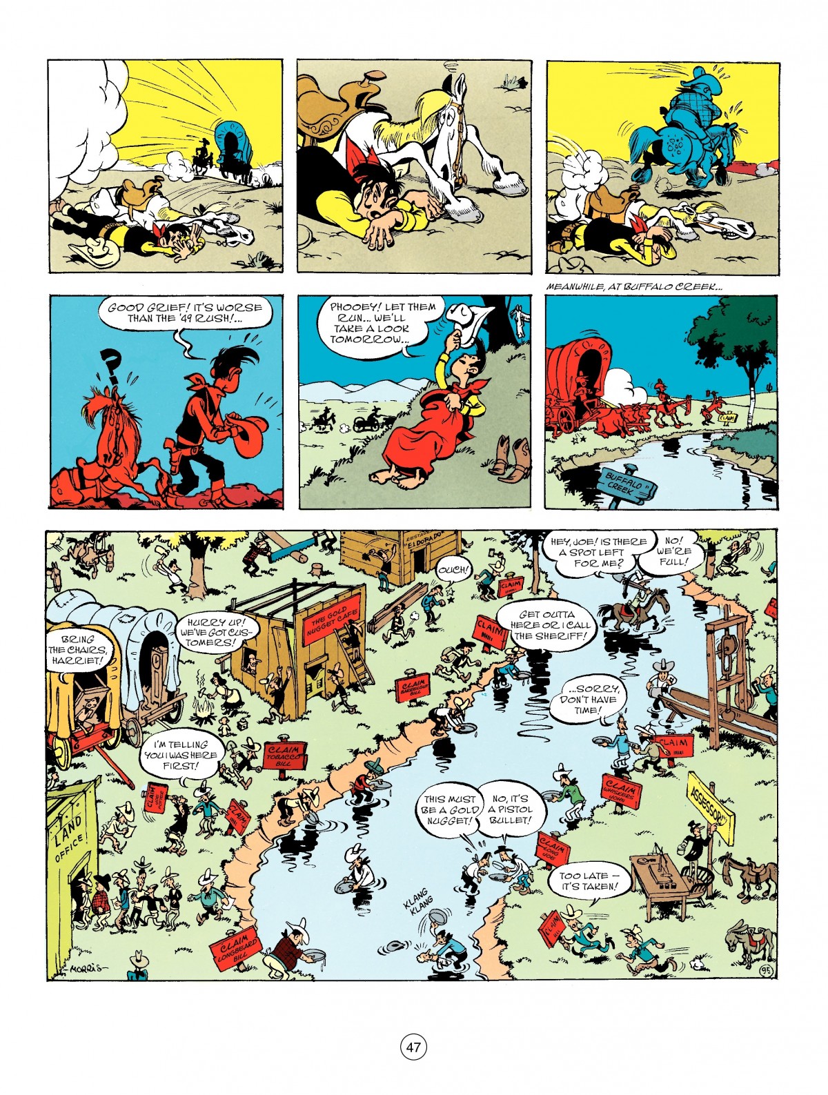 Read online A Lucky Luke Adventure comic -  Issue #54 - 47