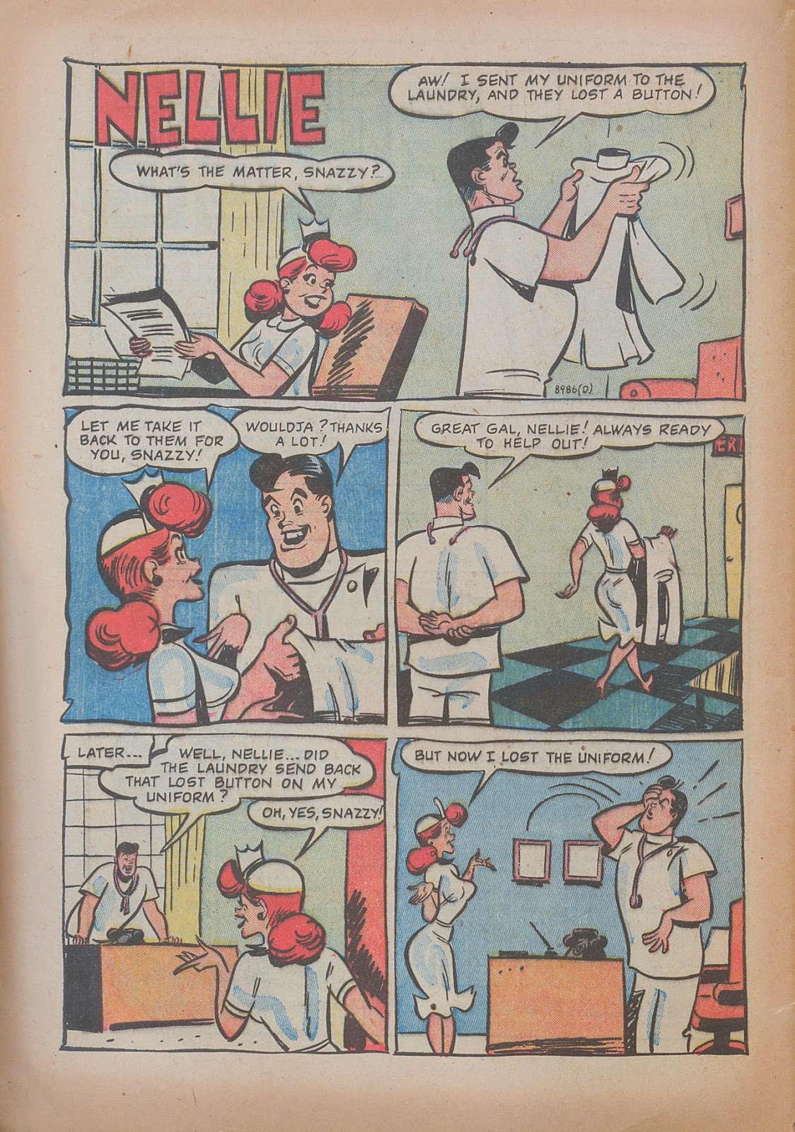 Read online Nellie The Nurse (1945) comic -  Issue #31 - 28