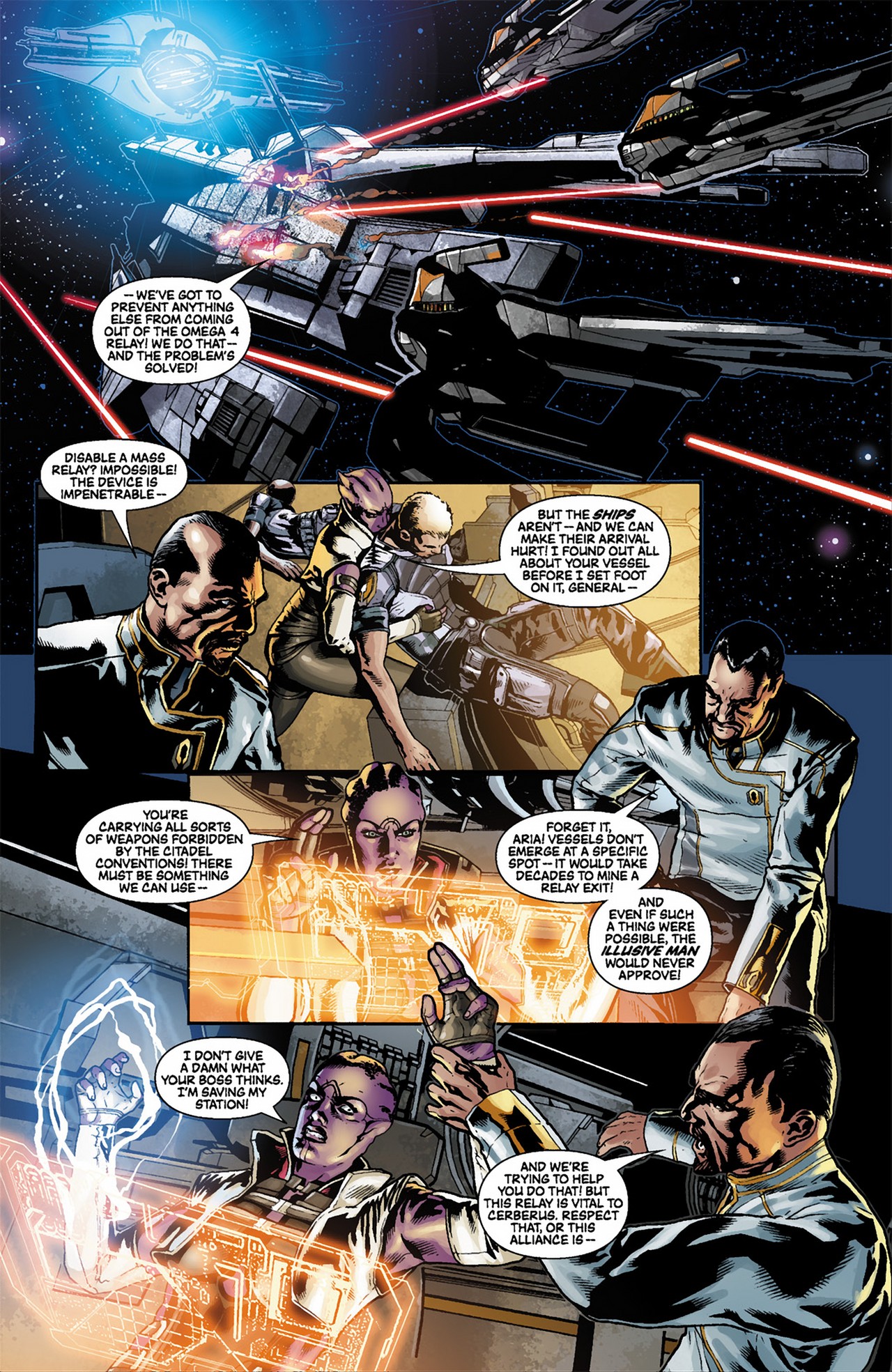 Read online Mass Effect: Invasion comic -  Issue #2 - 7