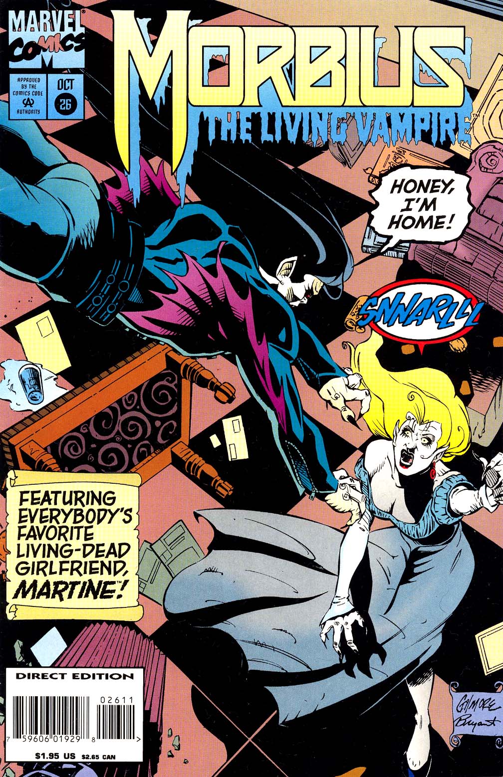 Read online Morbius: The Living Vampire (1992) comic -  Issue #26 - 1