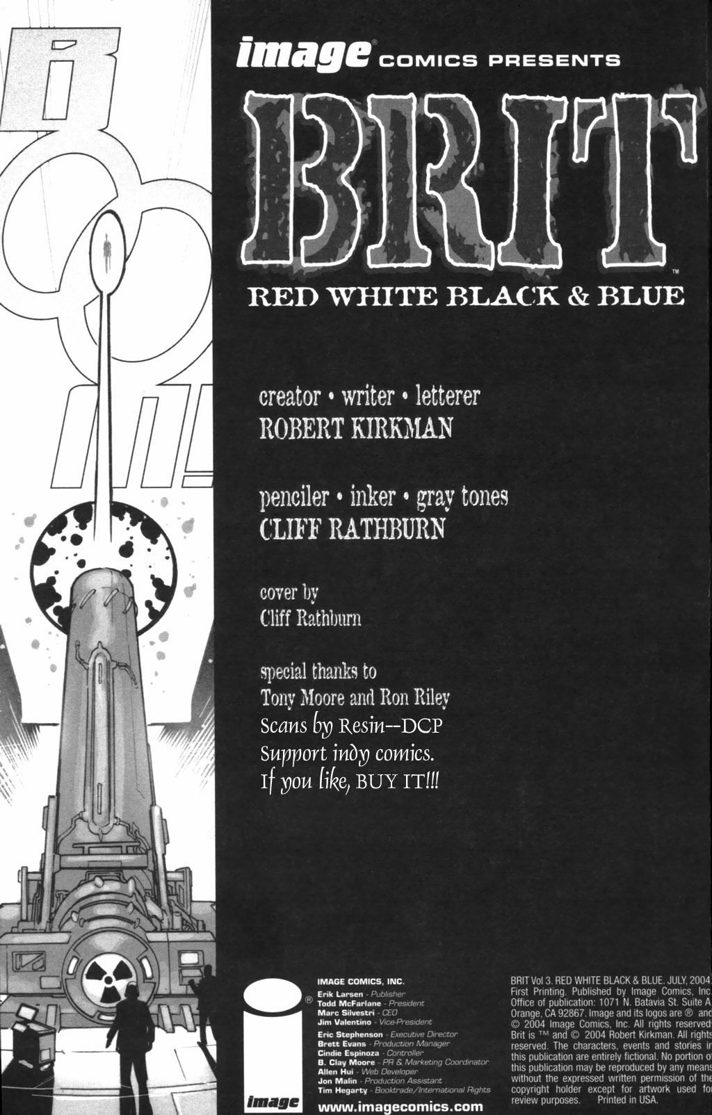 Read online Brit: Red White Black & Blue comic -  Issue # Full - 2