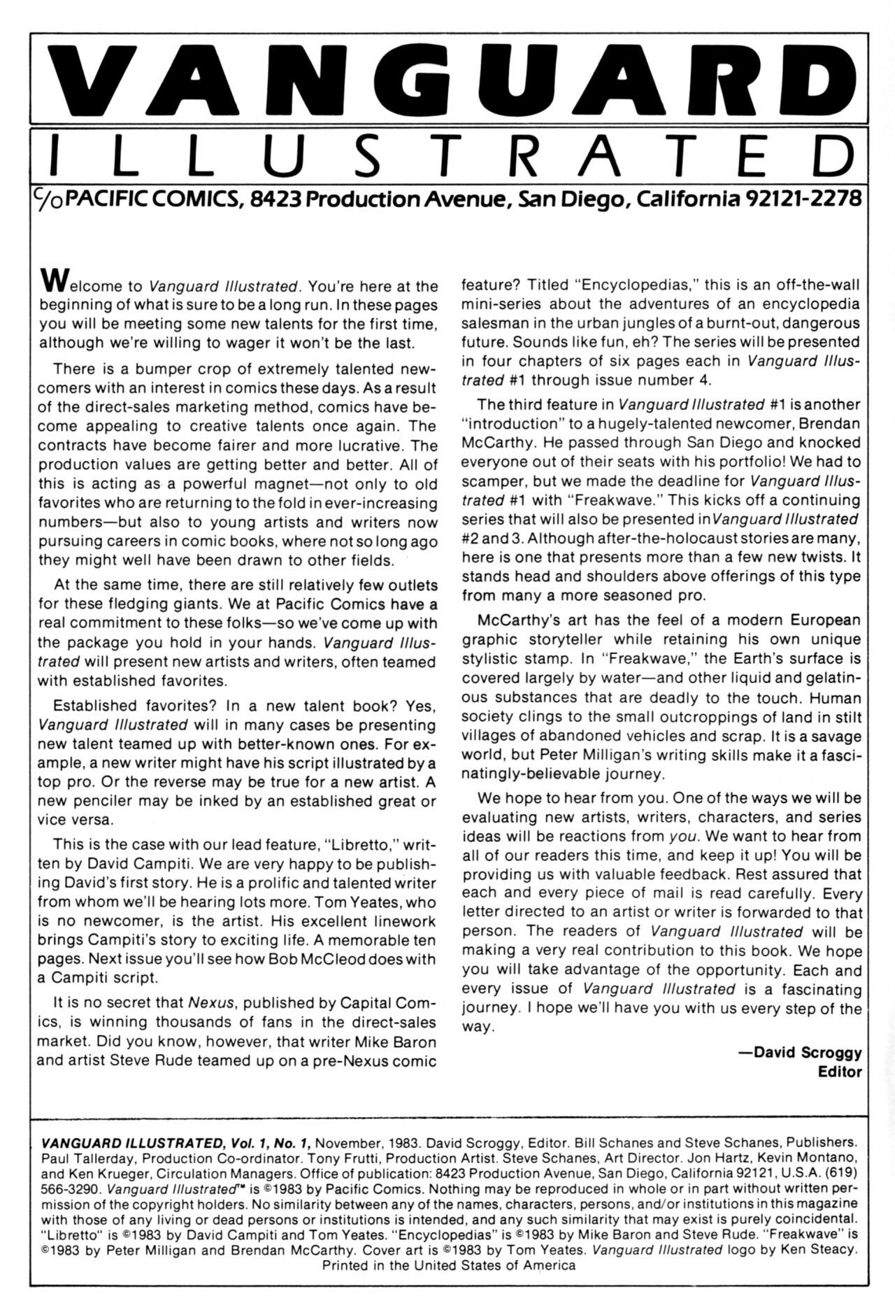 Read online Vanguard Illustrated comic -  Issue #1 - 2