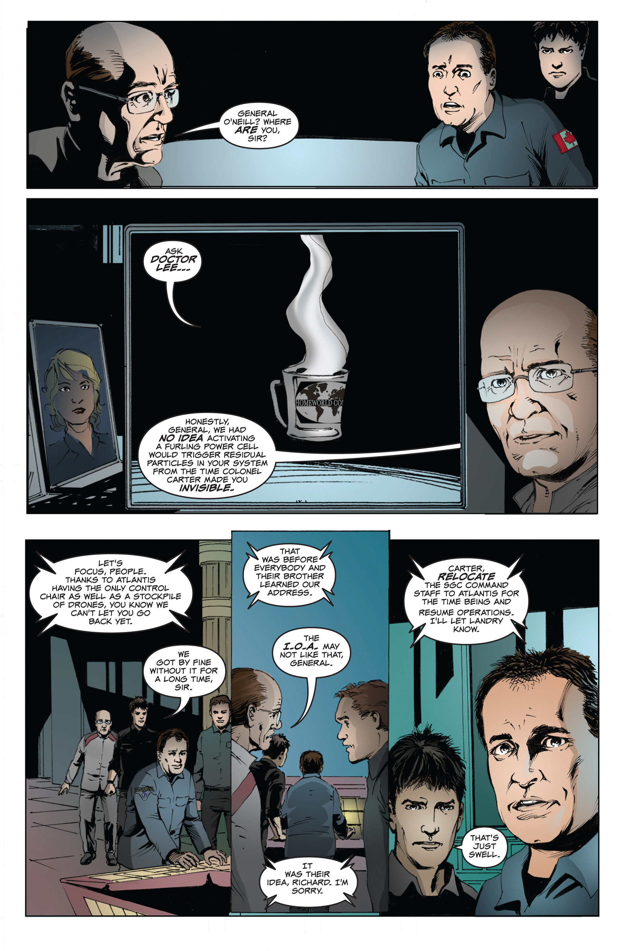 Read online Stargate Atlantis Back to Pegasus comic -  Issue #1 - 15