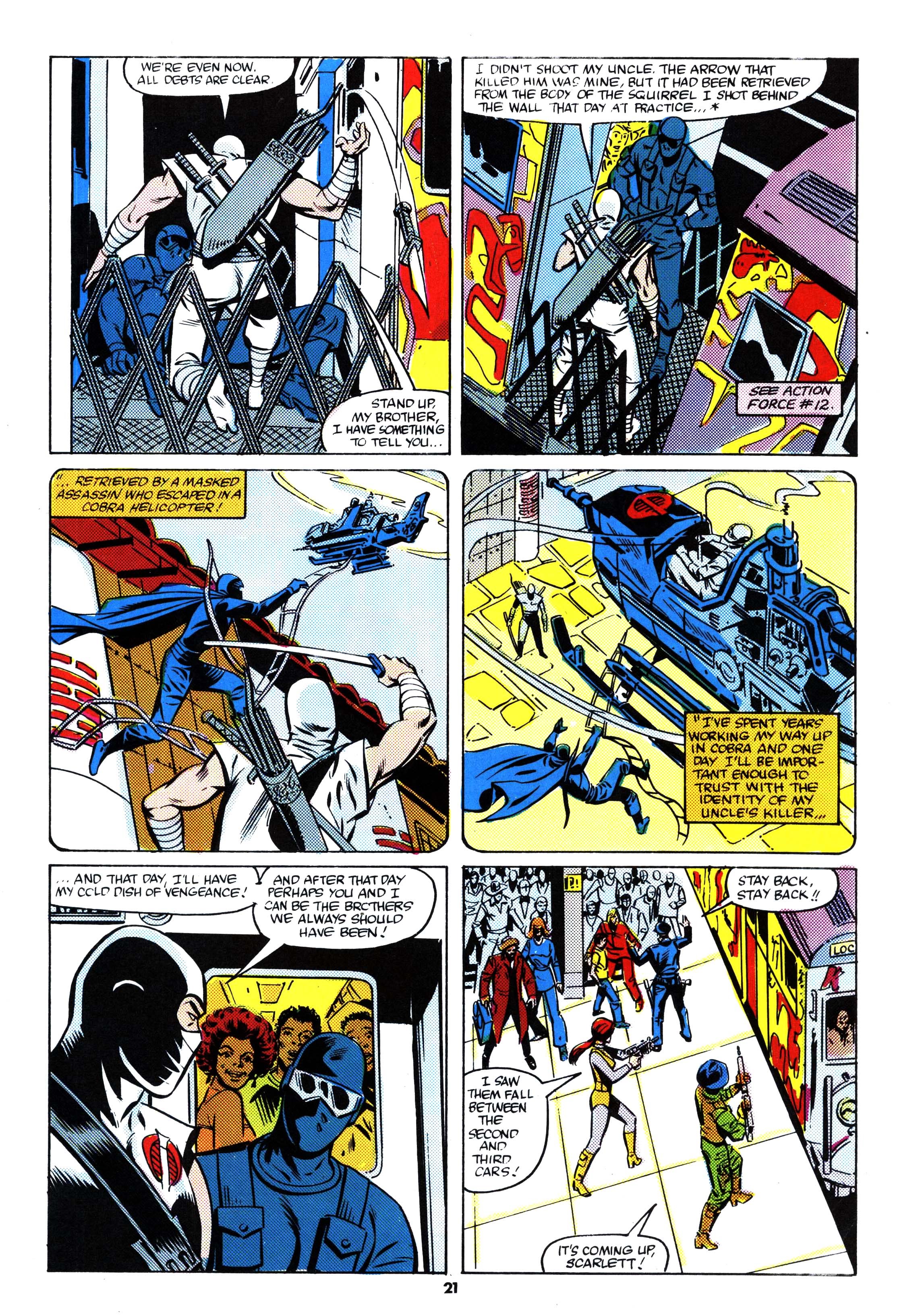 Read online Action Force comic -  Issue #14 - 21