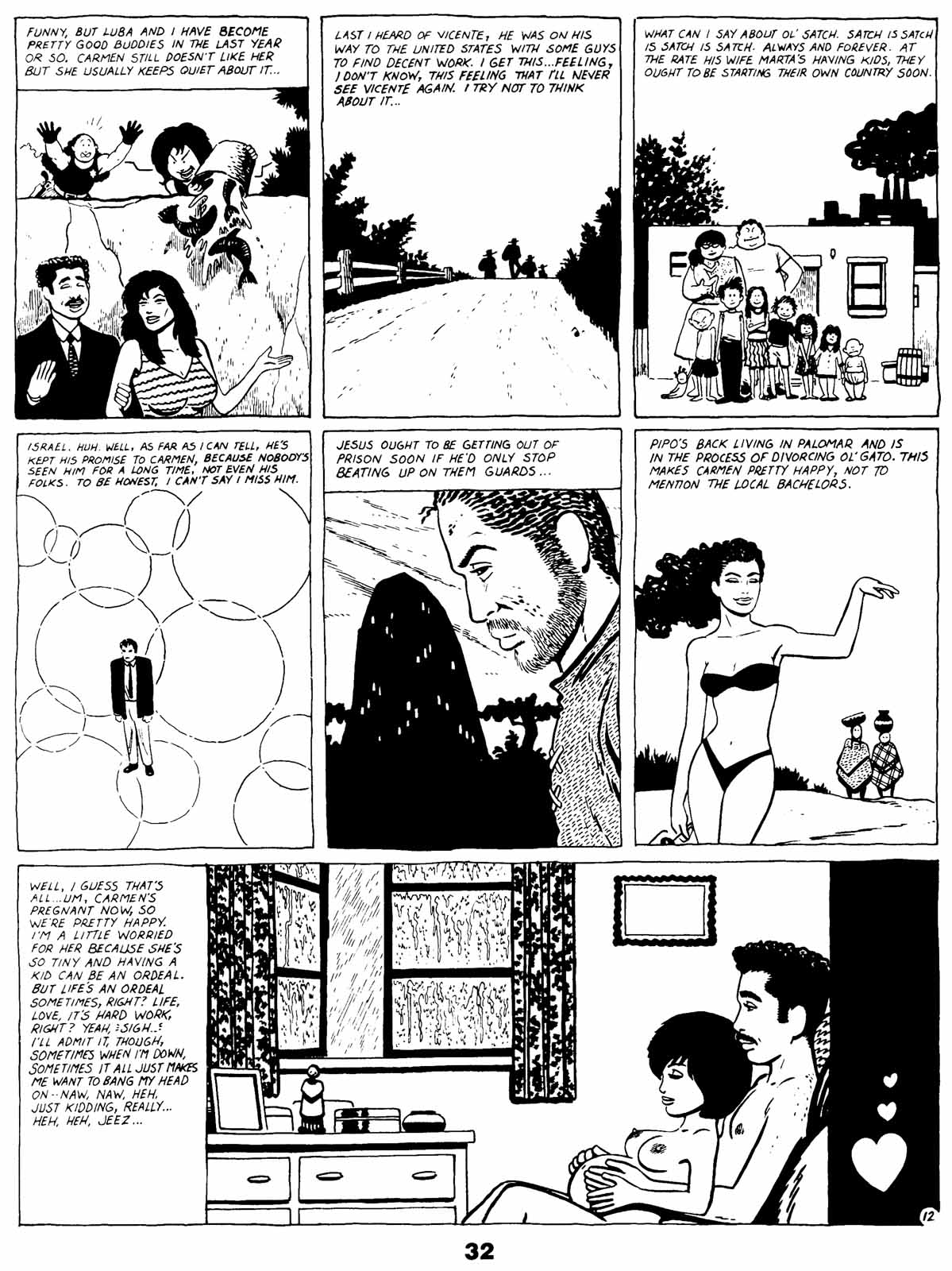 Read online Love and Rockets (1982) comic -  Issue #20 - 35