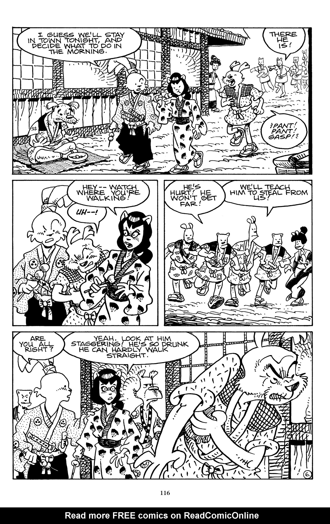 Read online The Usagi Yojimbo Saga comic -  Issue # TPB 6 - 115