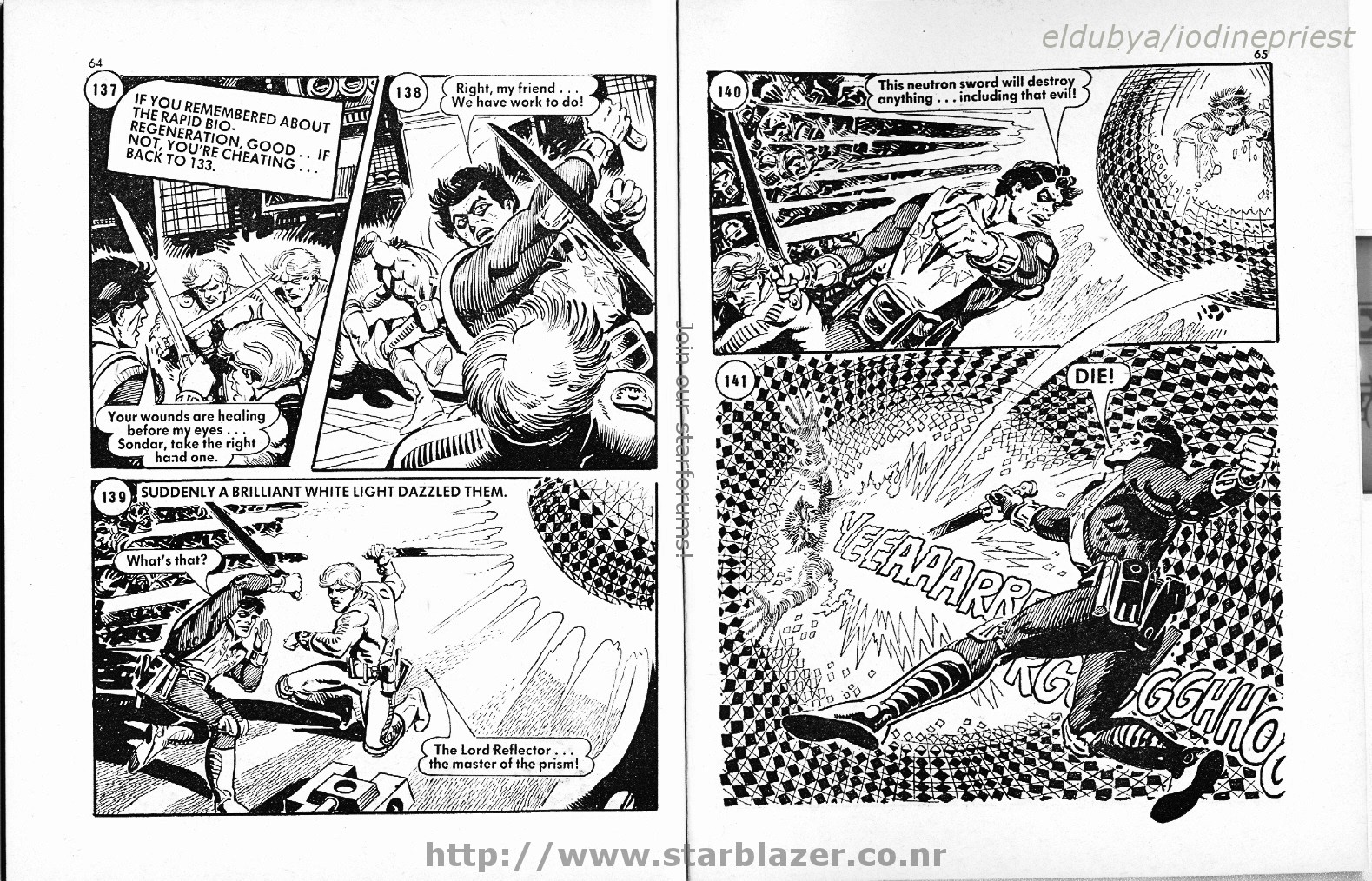 Read online Starblazer comic -  Issue #160 - 34
