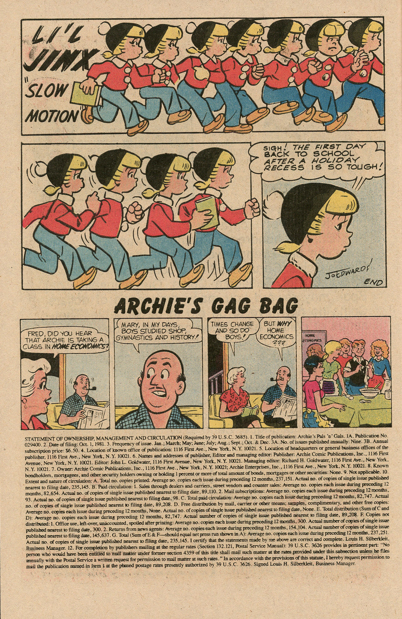 Read online Archie's Pals 'N' Gals (1952) comic -  Issue #158 - 10