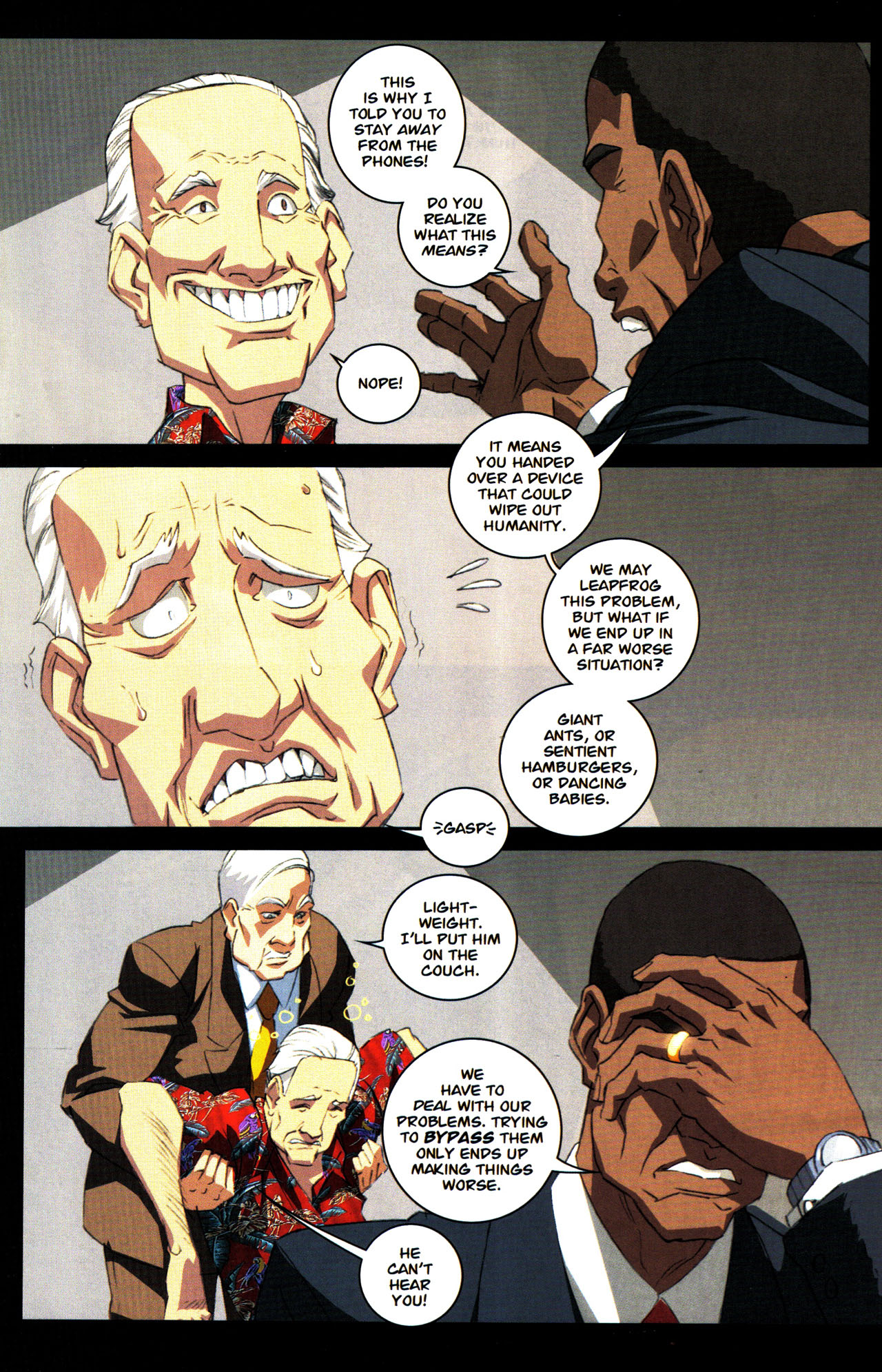 Read online President Evil comic -  Issue #3 - 19