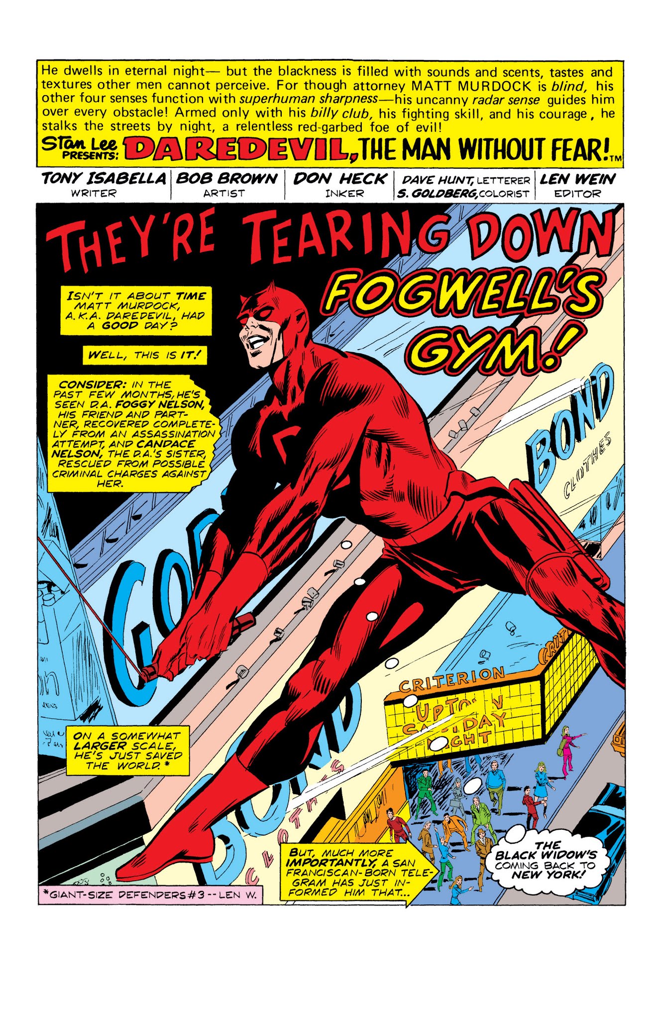 Read online Marvel Masterworks: Daredevil comic -  Issue # TPB 11 - 35