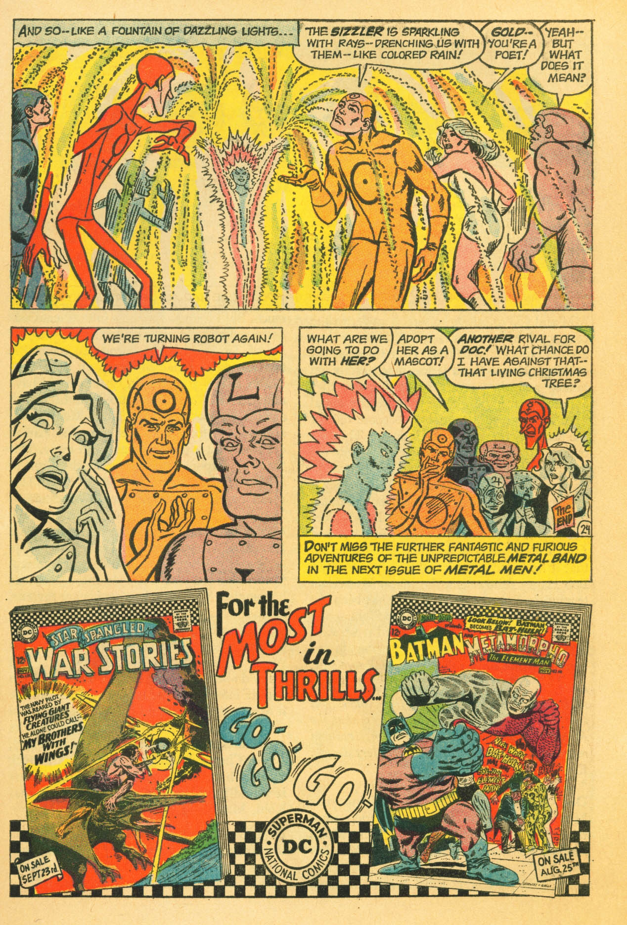 Read online Metal Men (1963) comic -  Issue #22 - 31