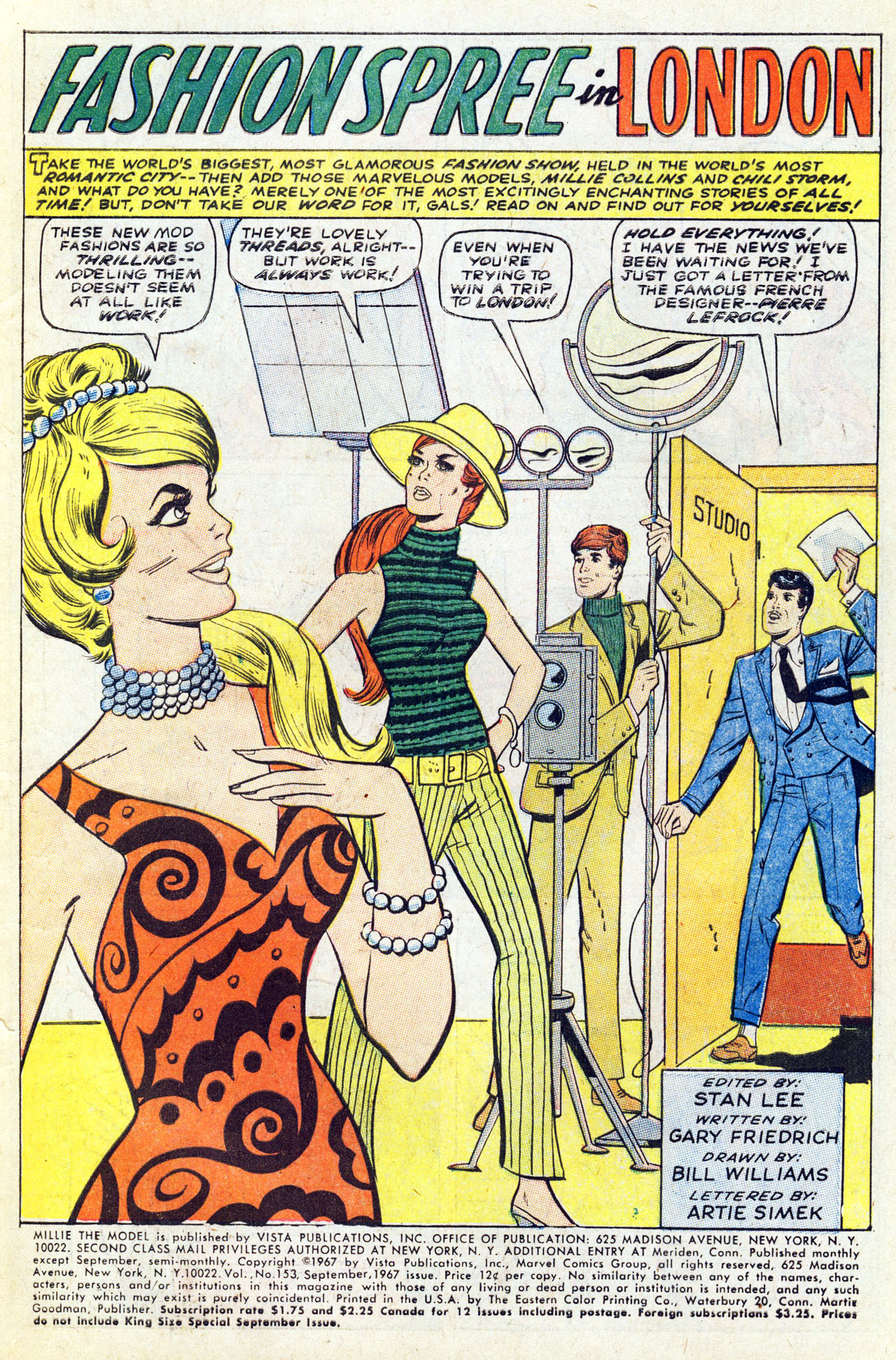 Read online Millie the Model comic -  Issue #153 - 3