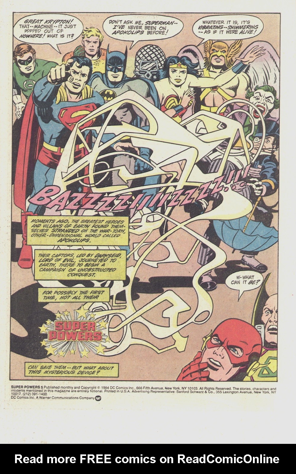 Read online Super Powers (1984) comic -  Issue #5 - 2