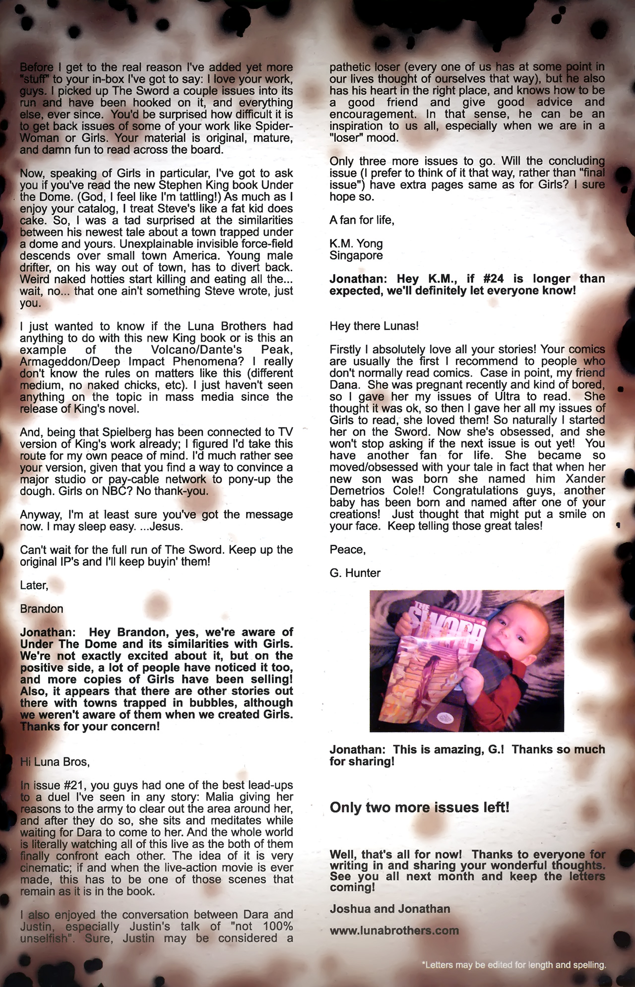 Read online The Sword comic -  Issue #22 - 27