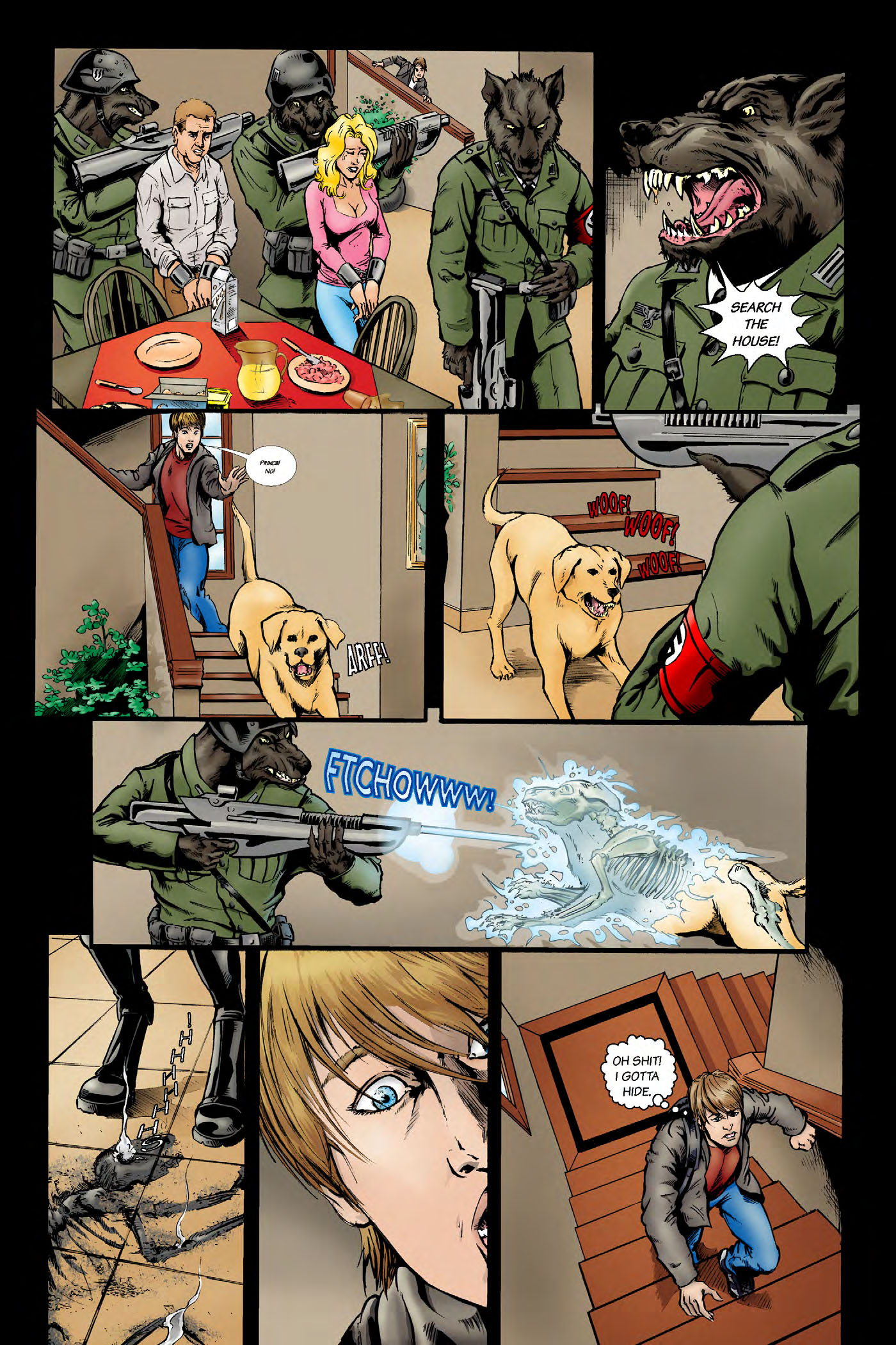 Read online Nazi Werewolves from Outer Space comic -  Issue #1 - 6