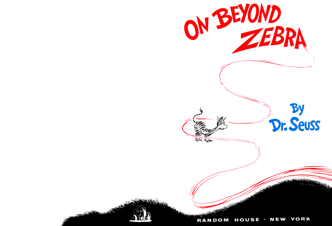 Read online On Beyond Zebra! comic -  Issue # Full - 3