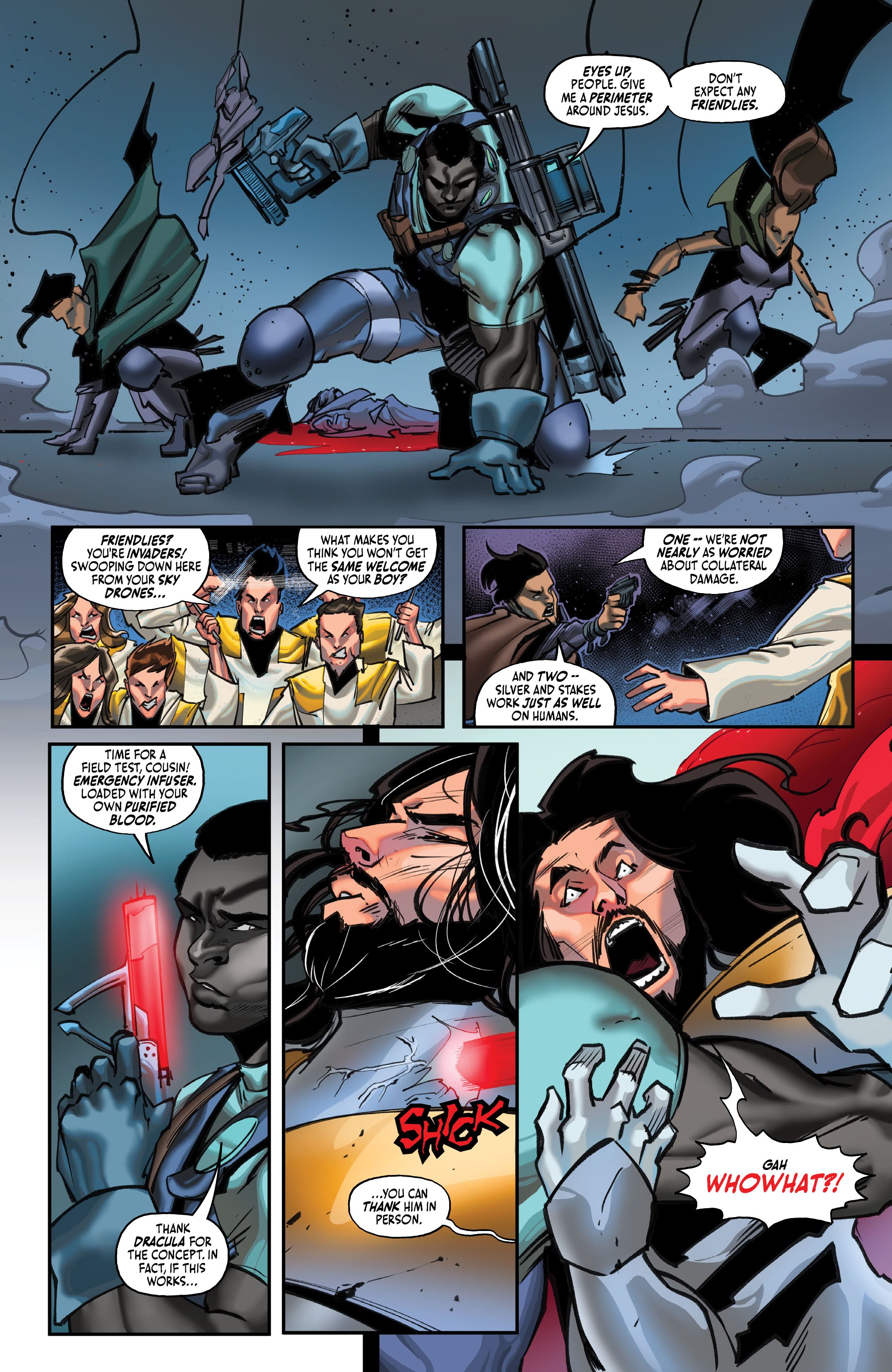 Read online Loaded Bible: Blood Of My Blood comic -  Issue #5 - 16