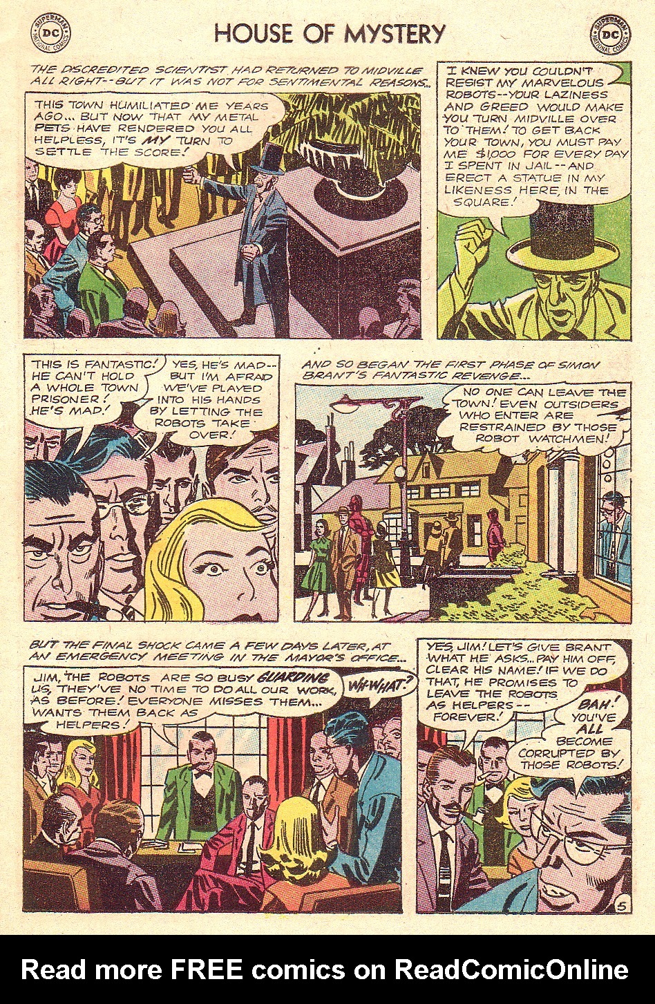 Read online House of Mystery (1951) comic -  Issue #139 - 7