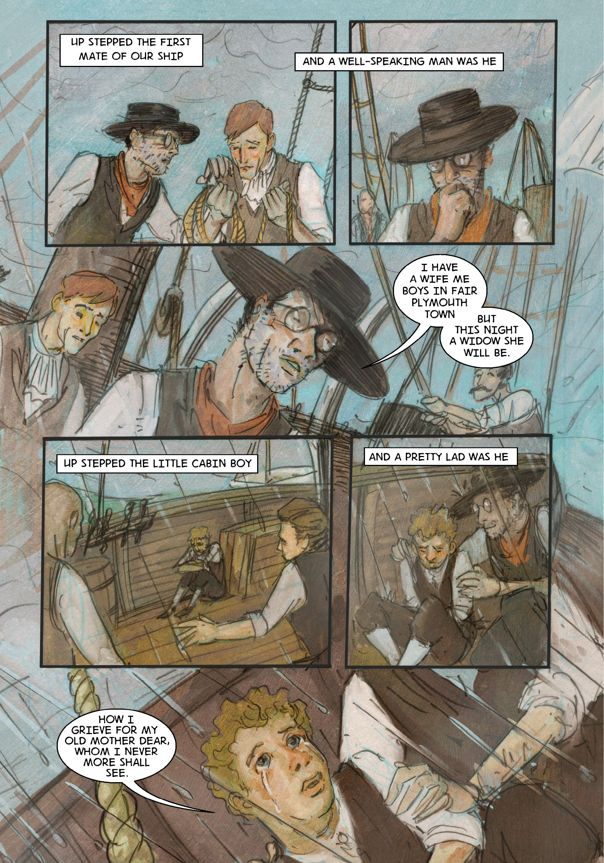 Read online Labor & Love: A Garland of American Folk Ballads comic -  Issue # Full - 29