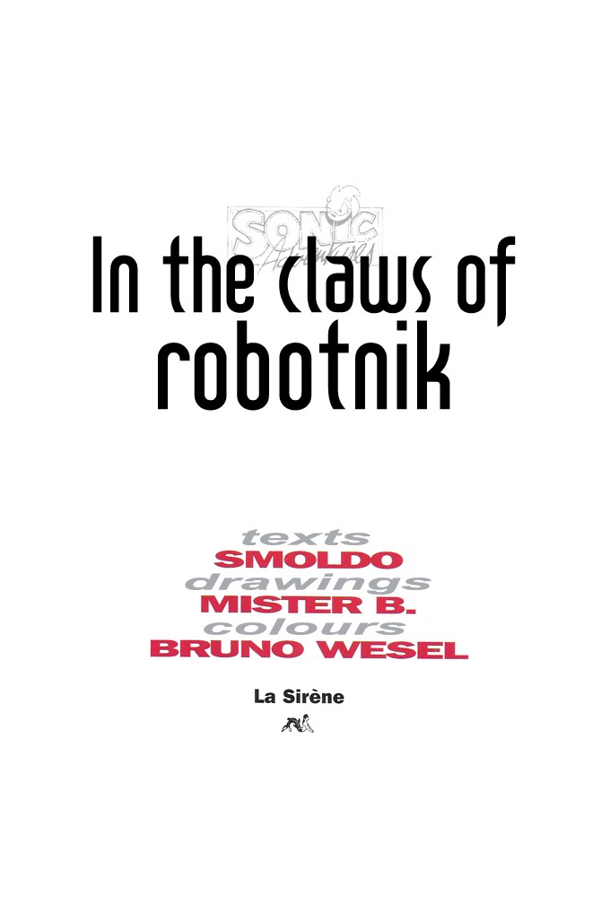 Read online Sonic Adventures: Dans Les Griffes De Robotnik comic -  Issue # Full - 2