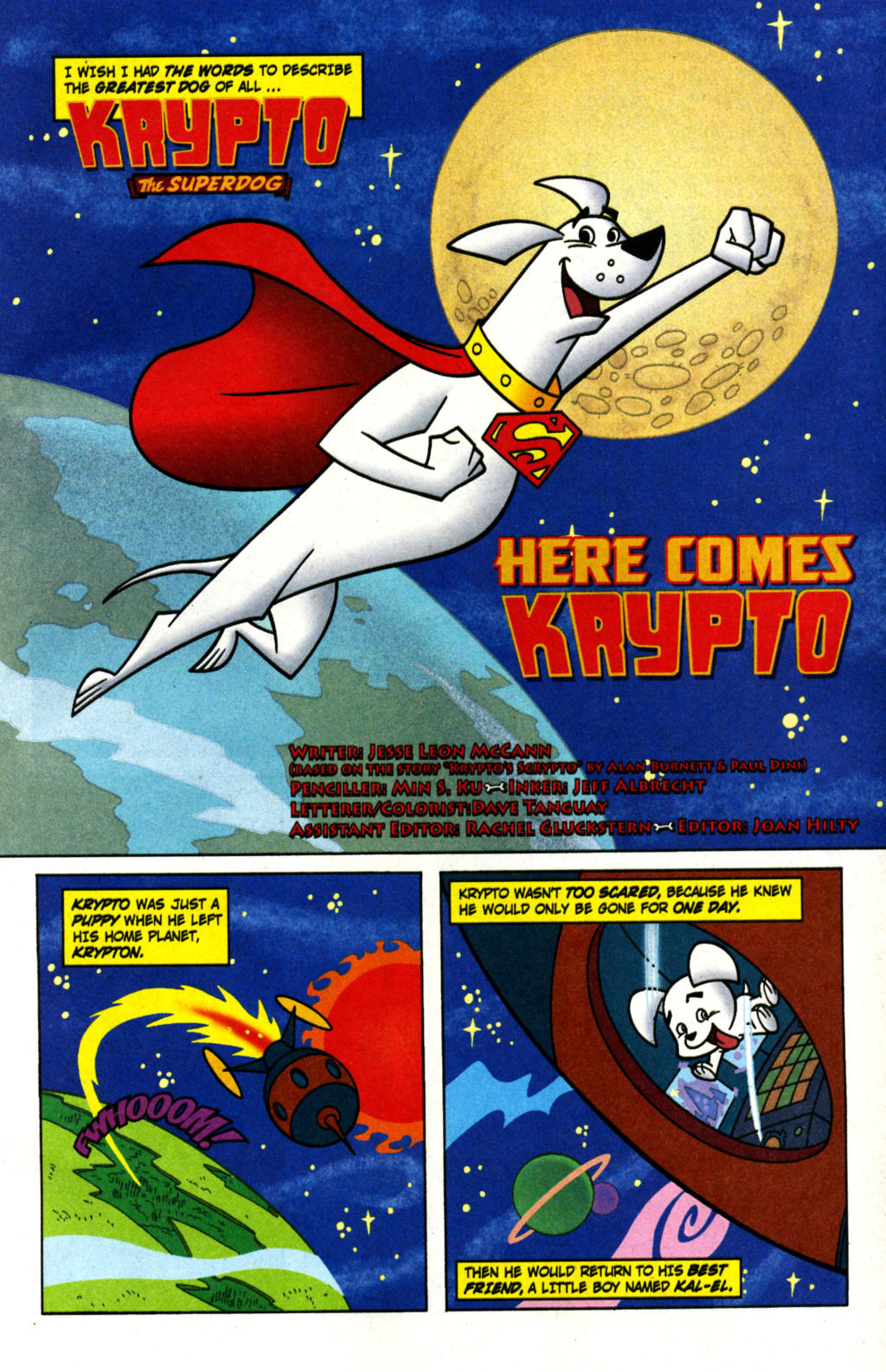 Read online Krypto the Superdog comic -  Issue #1 - 2