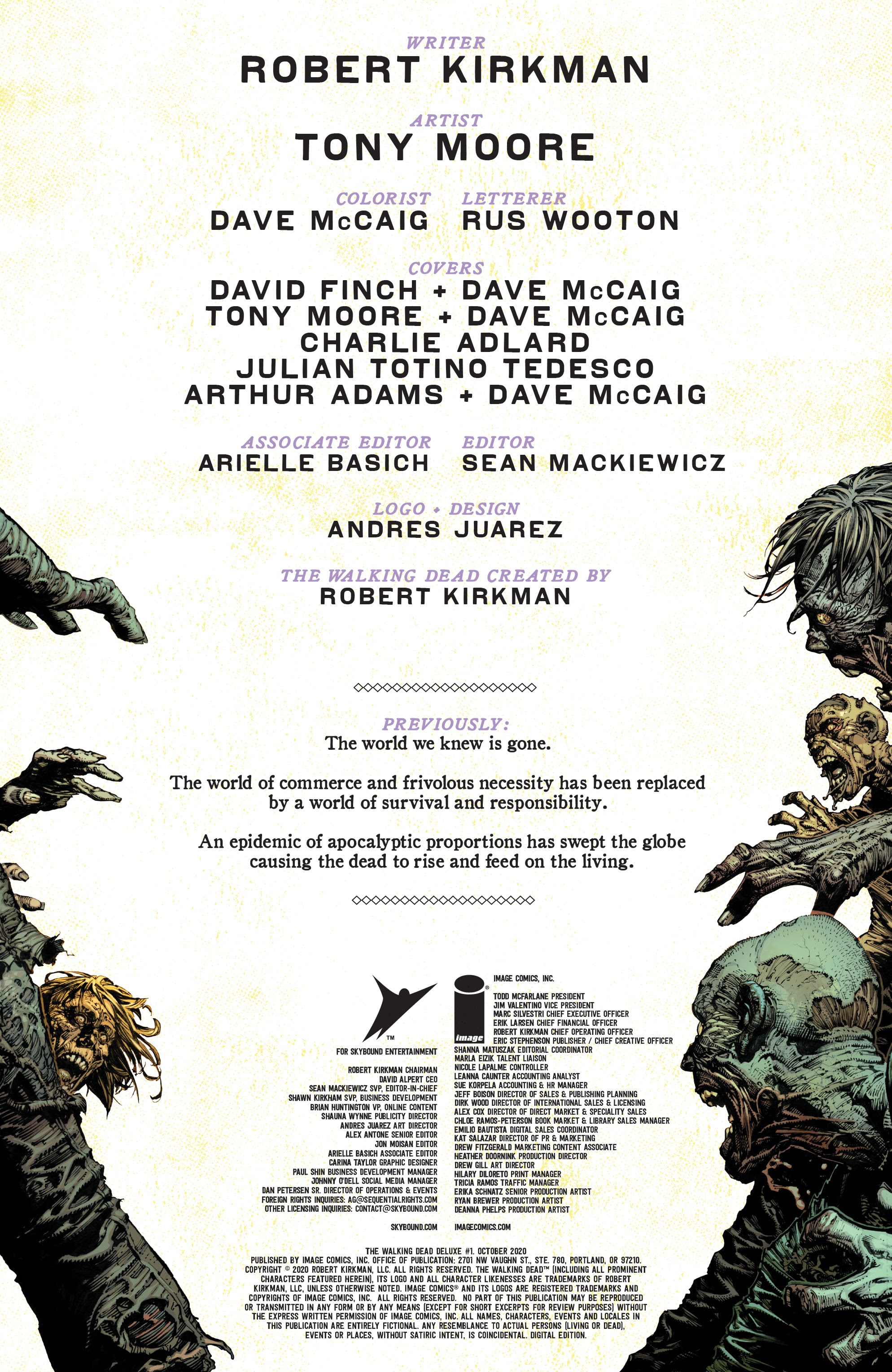 Read online The Walking Dead Deluxe comic -  Issue #1 - 2