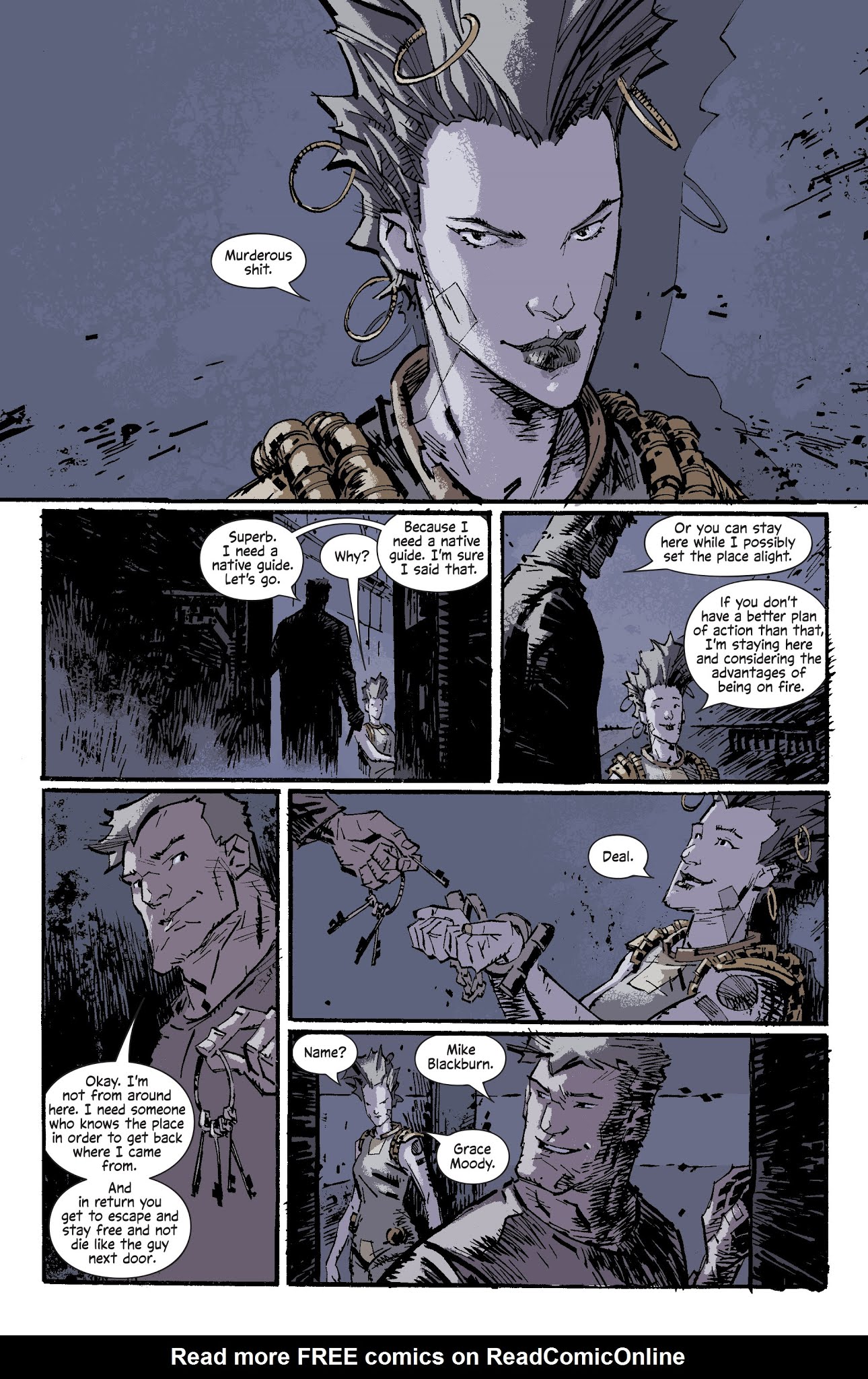 Read online Cemetery Beach comic -  Issue #1 - 9
