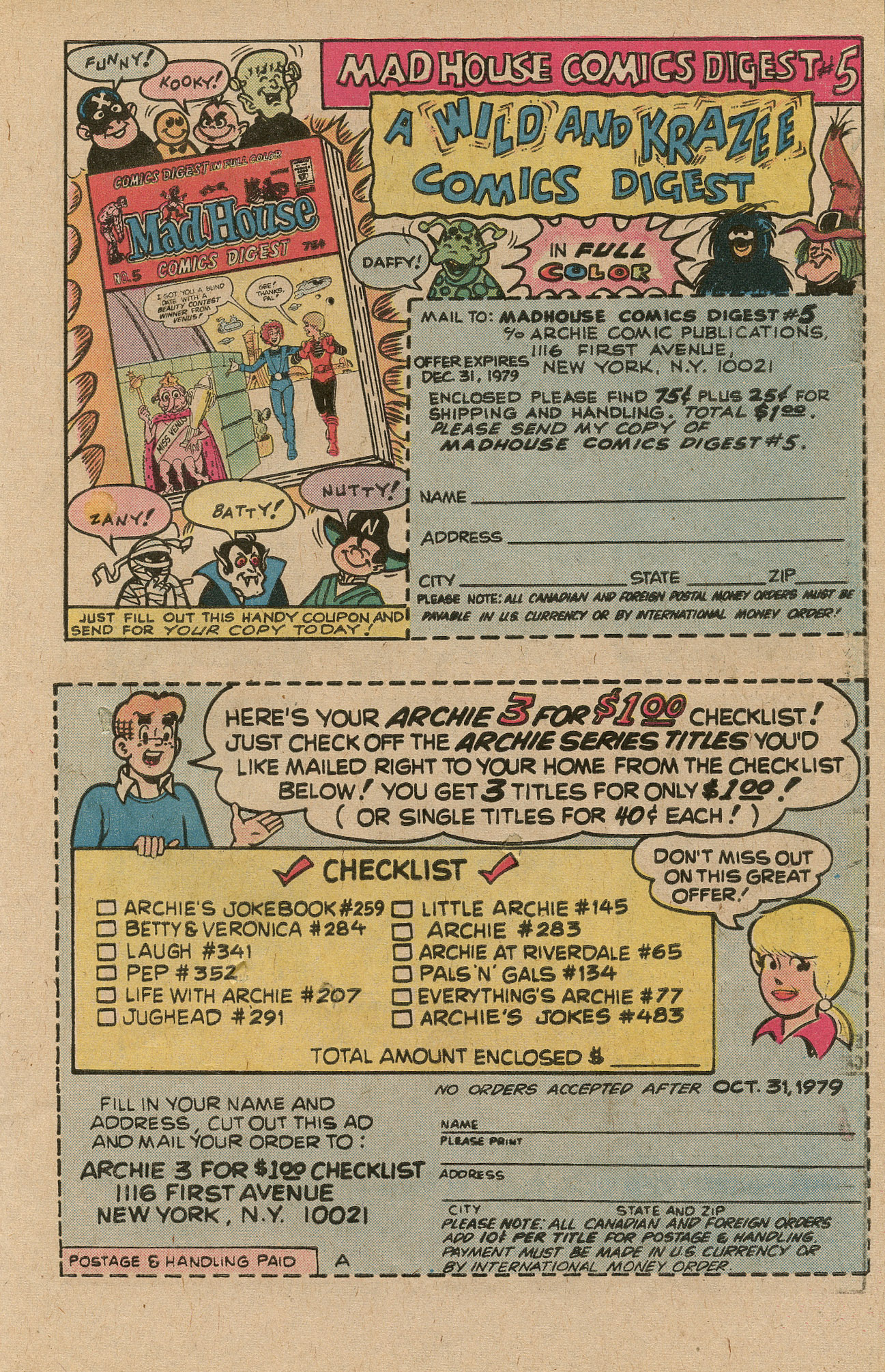 Read online Archie's TV Laugh-Out comic -  Issue #68 - 27