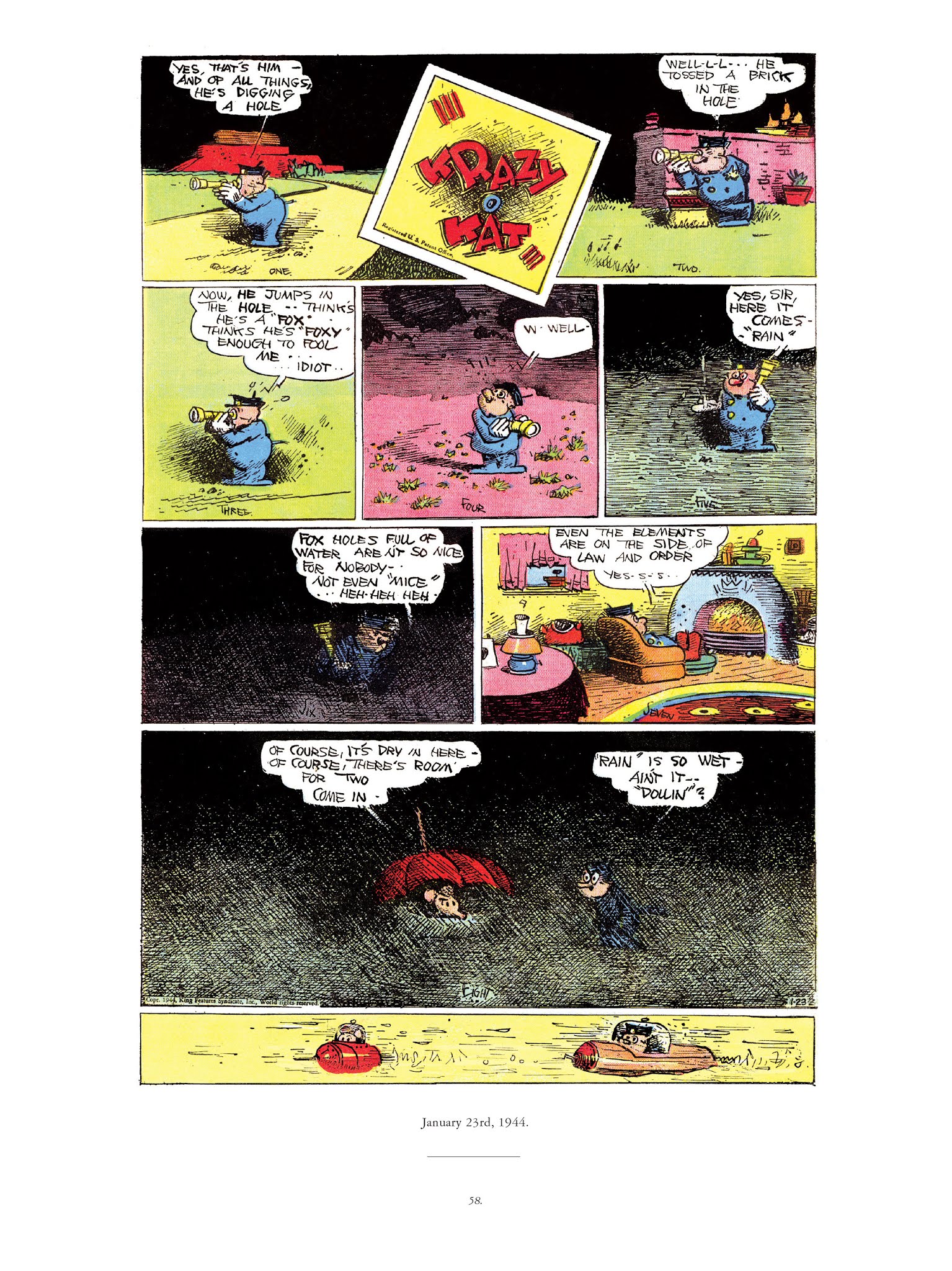 Read online Krazy & Ignatz comic -  Issue # TPB 13 - 84