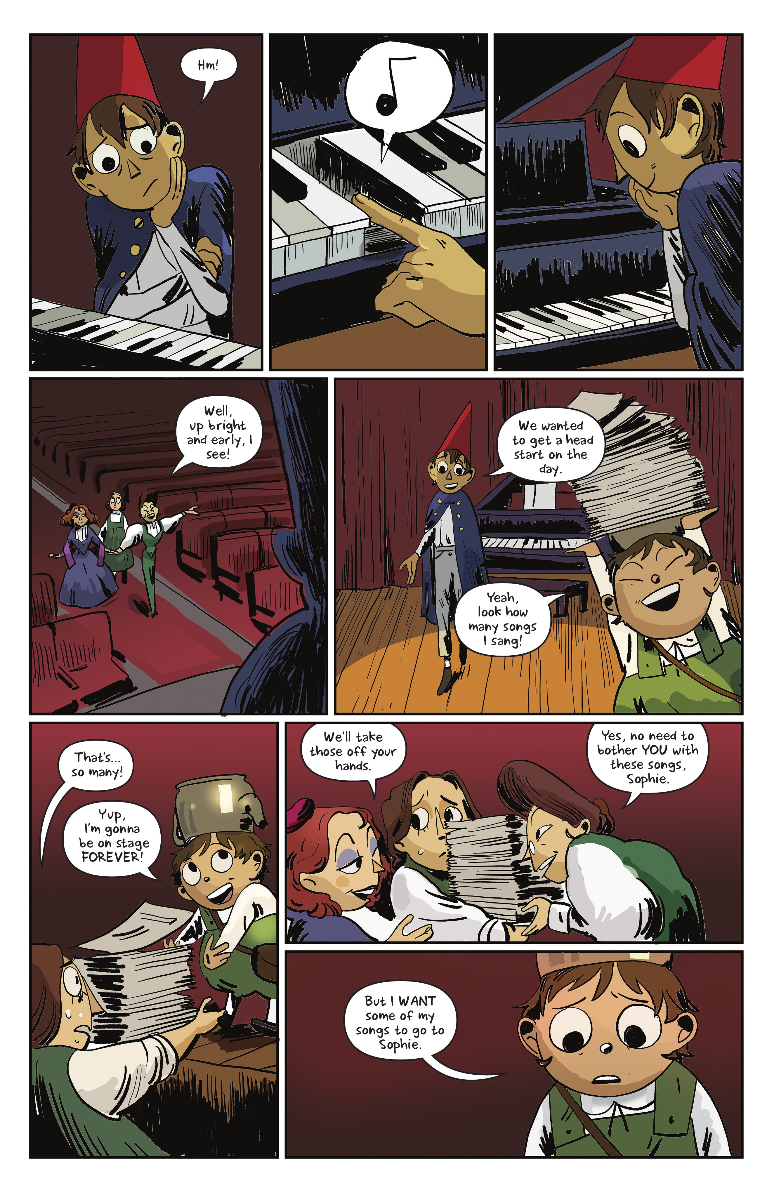 Read online Over the Garden Wall: Soulful Symphonies comic -  Issue # TPB - 55