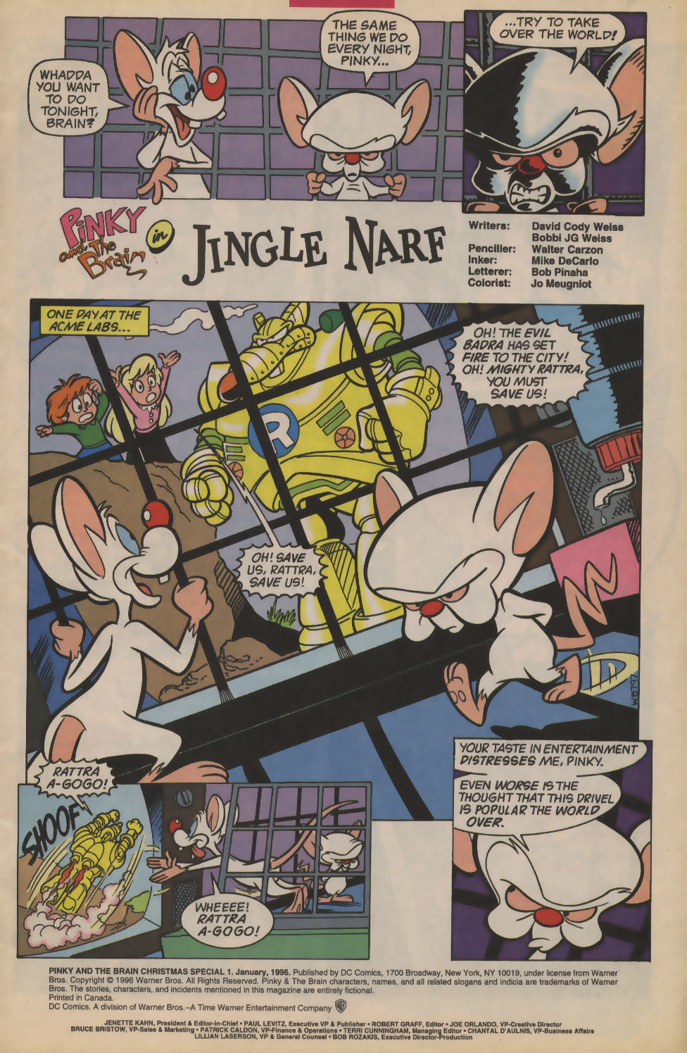 Read online Pinky and The Brain Christmas Special comic -  Issue # Full - 2