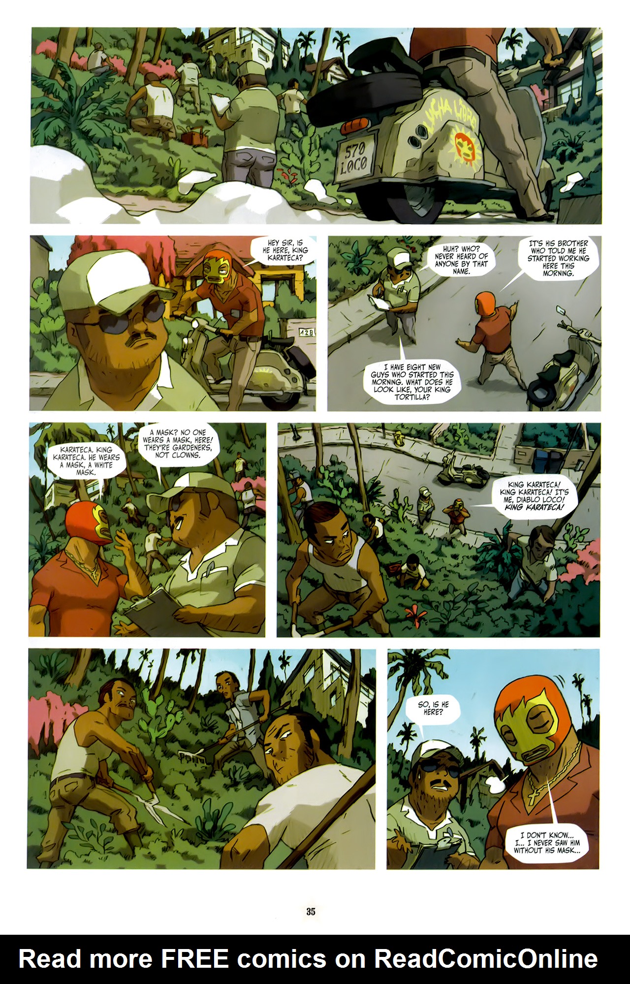 Read online Lucha Libre comic -  Issue #5 - 37