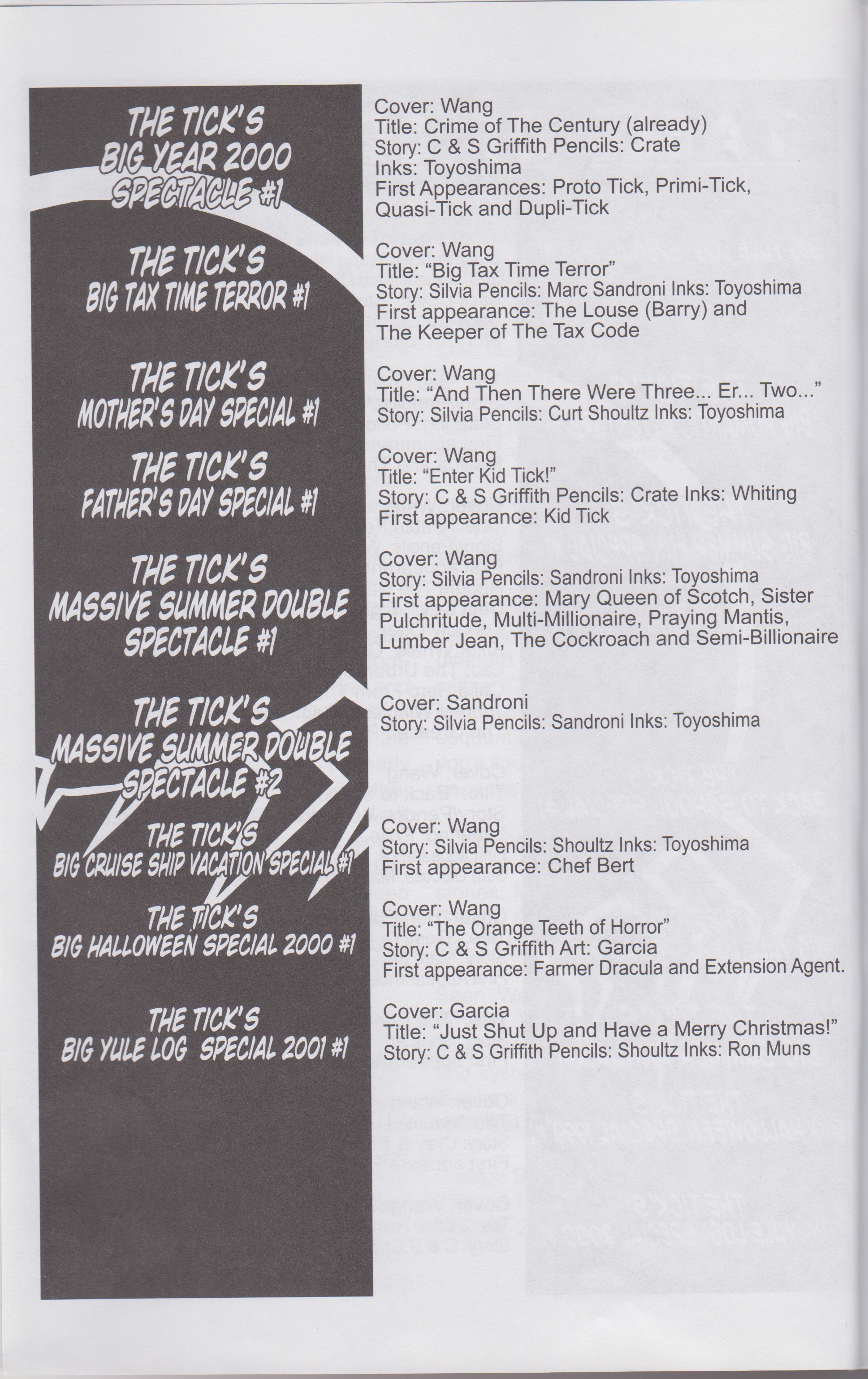 Read online Tick Specials: The Complete Works comic -  Issue # TPB (Part 1) - 6