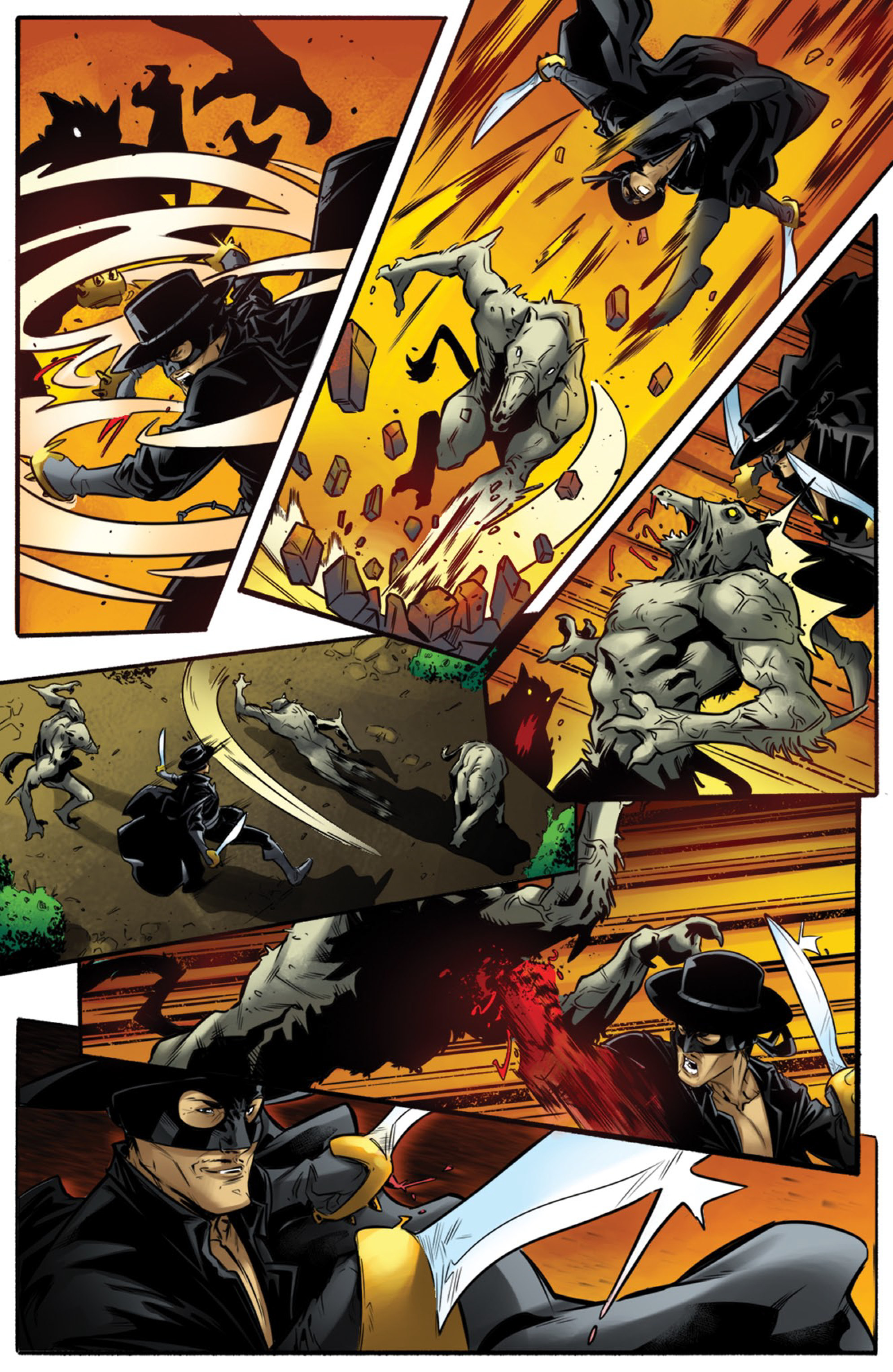 Read online Zorro: Sacrilege comic -  Issue #4 - 16