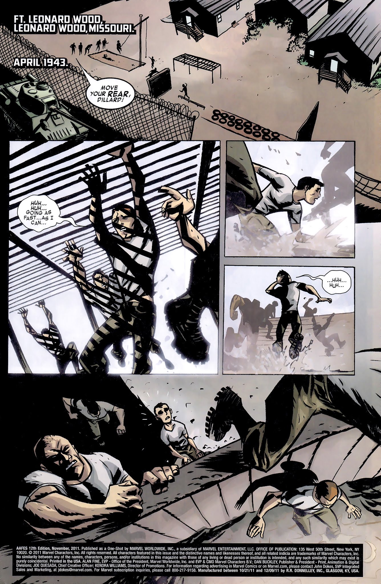 Read online AAFES 12th Edition [Captain America: The First Avenger] comic -  Issue # Full - 3