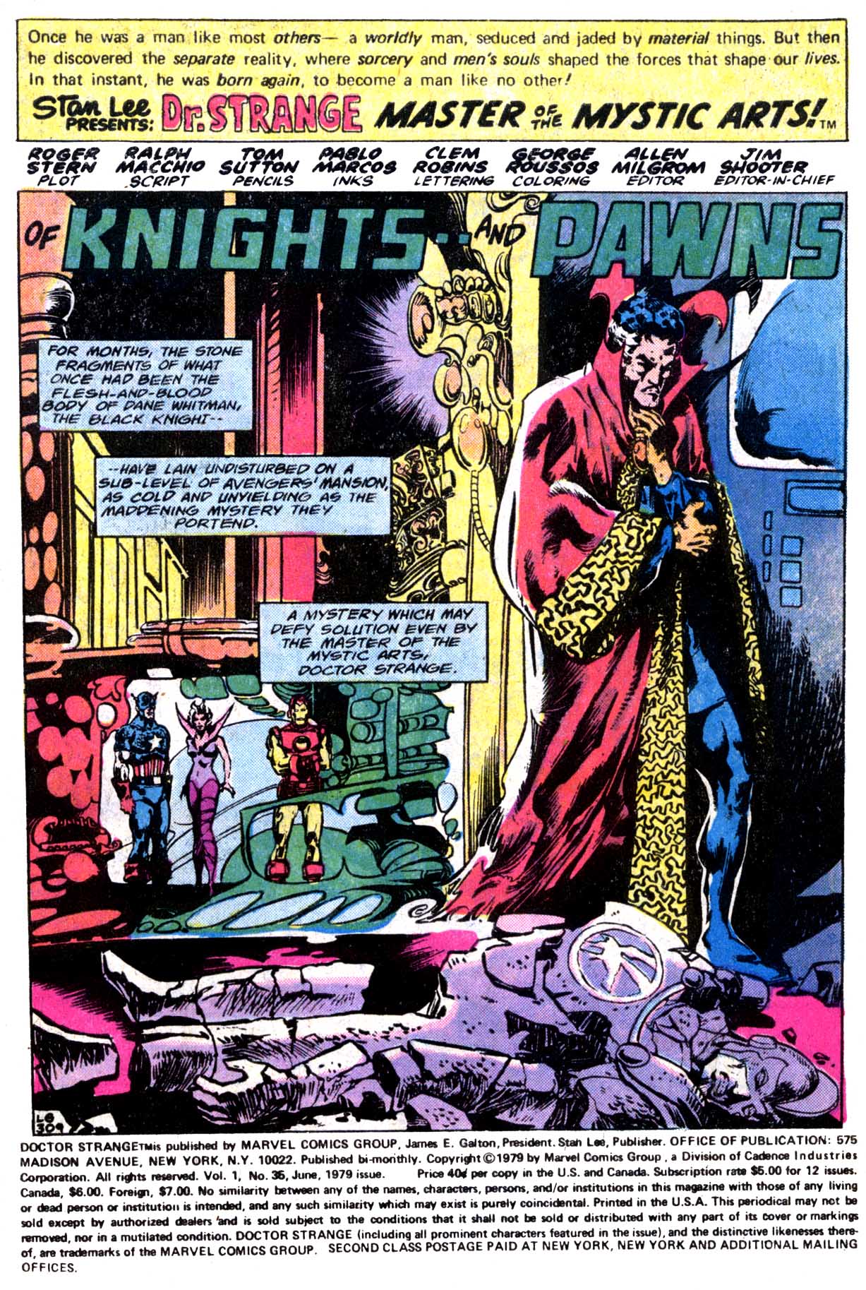 Read online Doctor Strange (1974) comic -  Issue #35 - 2