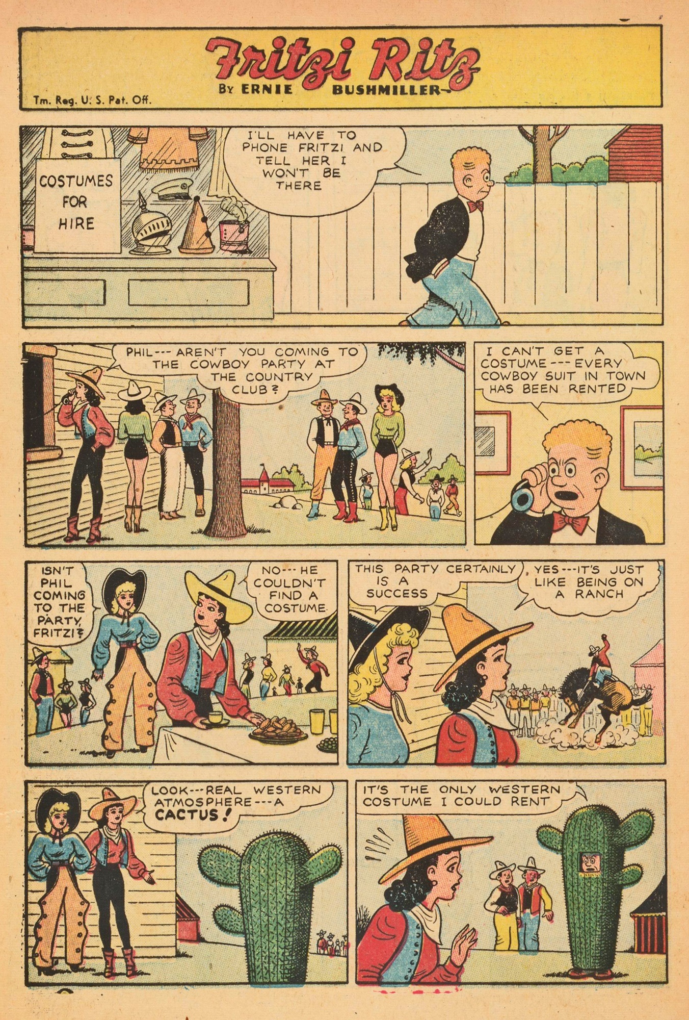 Read online Fritzi Ritz (1953) comic -  Issue #39 - 34