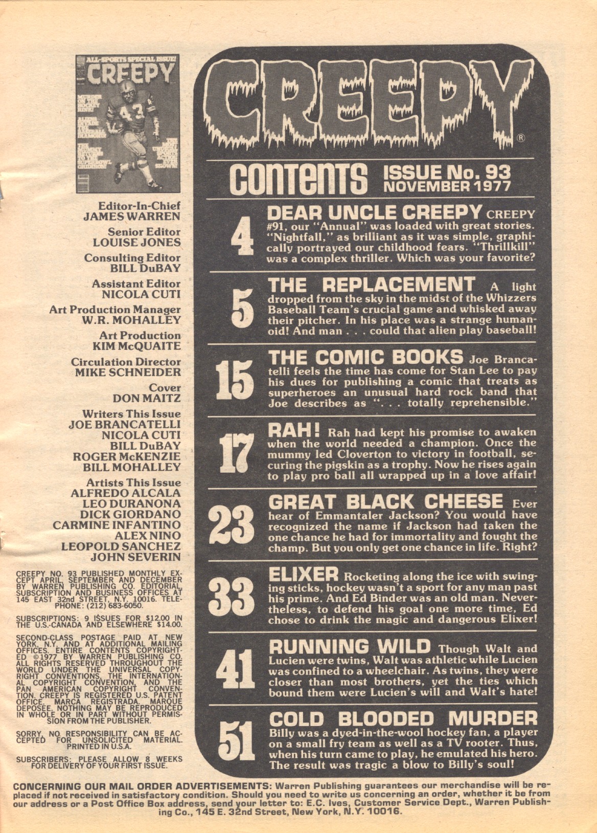 Creepy (1964) Issue #93 #93 - English 3