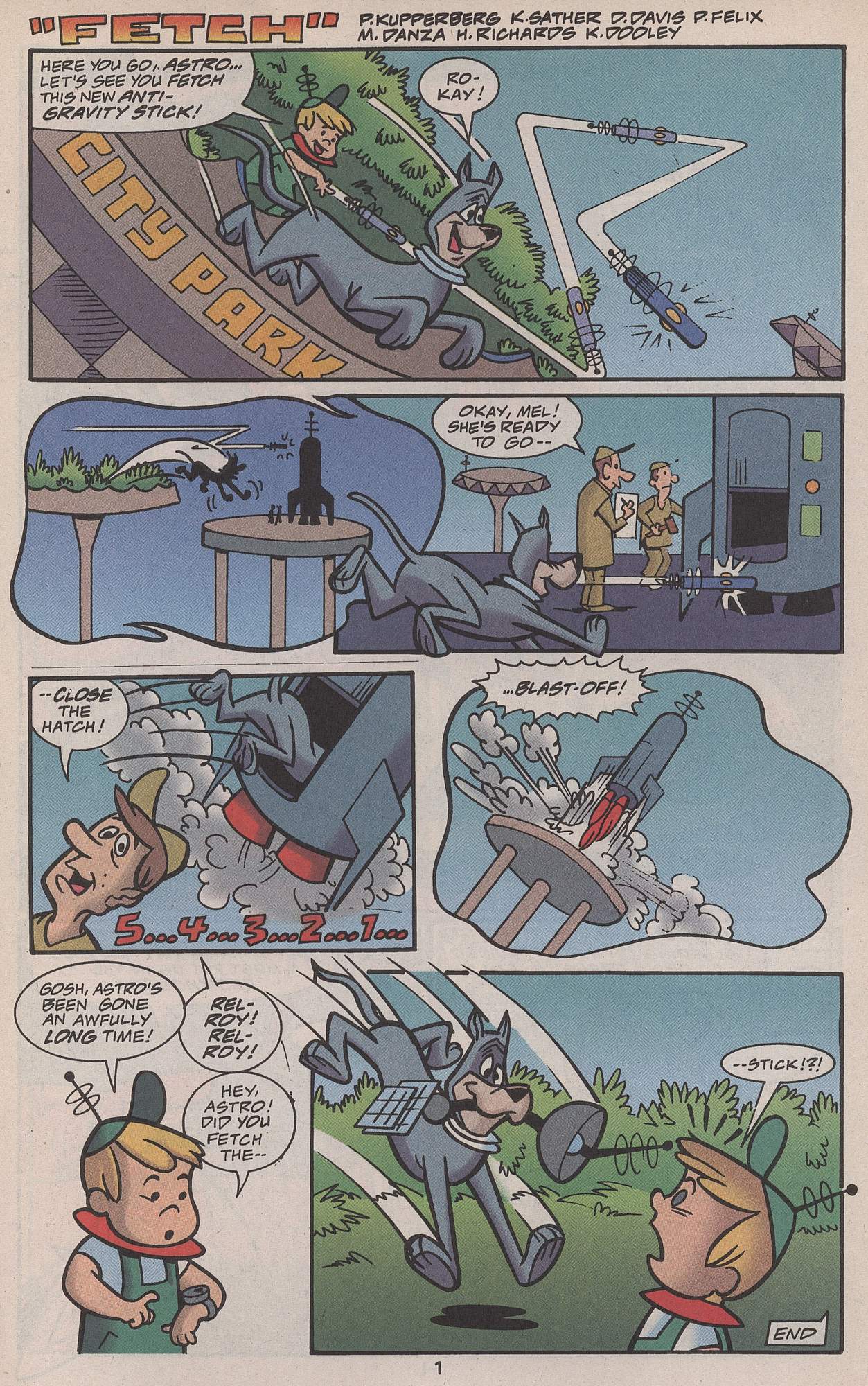 Read online The Flintstones and the Jetsons comic -  Issue #20 - 22