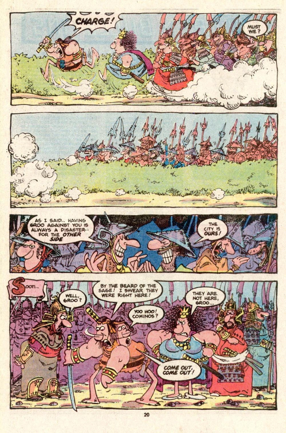 Read online Sergio Aragonés Groo the Wanderer comic -  Issue #18 - 20
